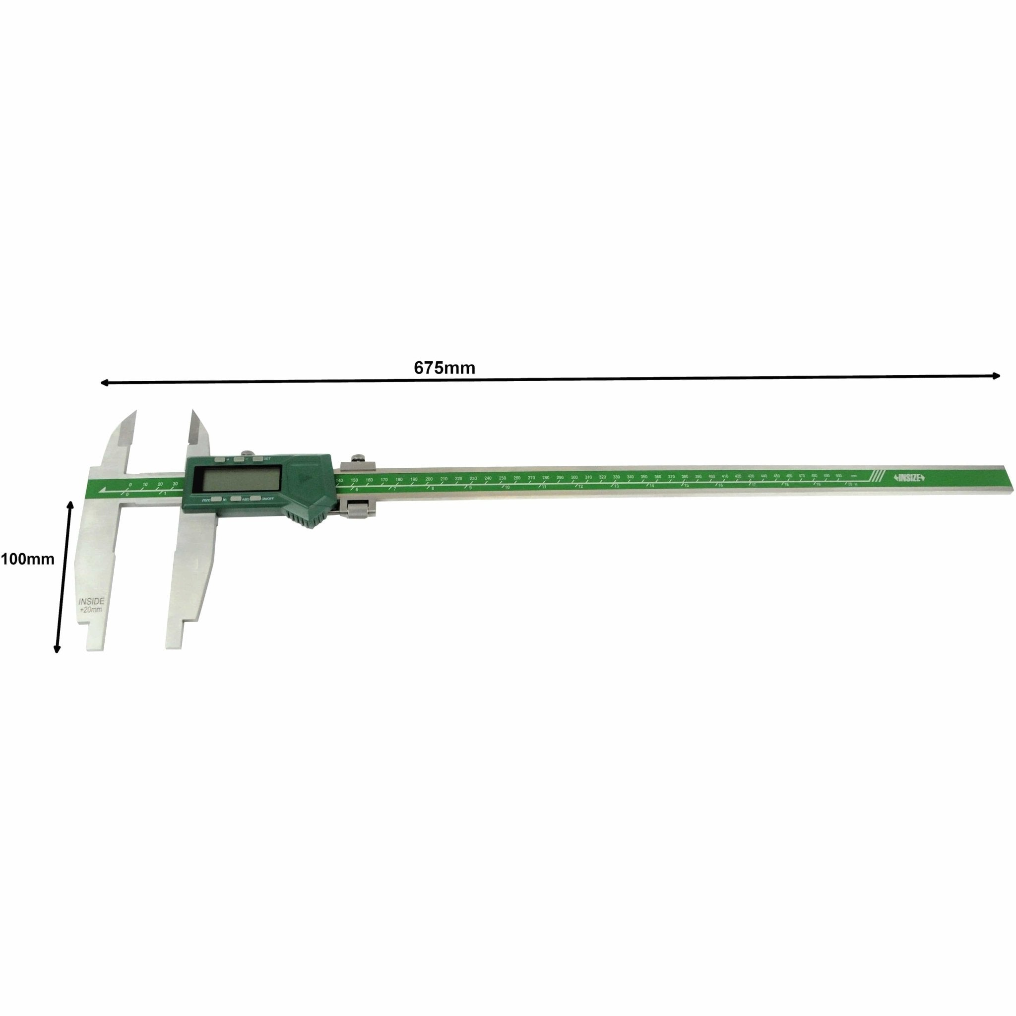Insize Digital Caliper 0-500mm / 0-20" Range Series 1117-501 - Twin Eagle Imports