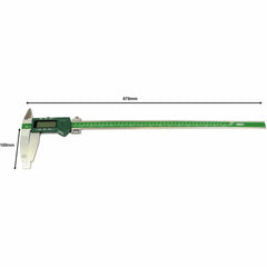 Insize Digital Caliper 0-500mm / 0-20" Range Series 1136-501 - Twin Eagle Imports