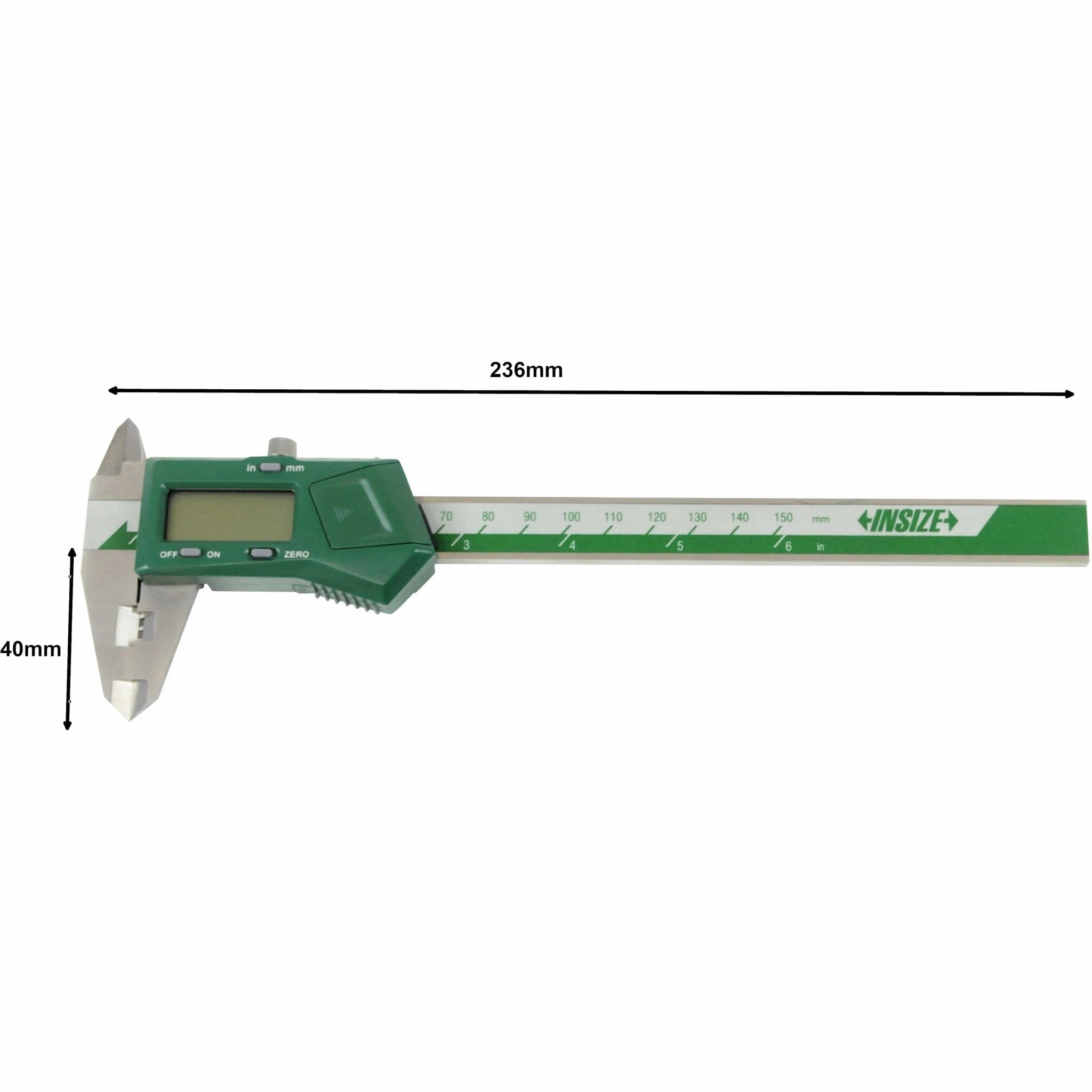 Insize Digital Crimp Height Caliper 0-150mm/0-6" Range Series 1165-150A - Twin Eagle Imports