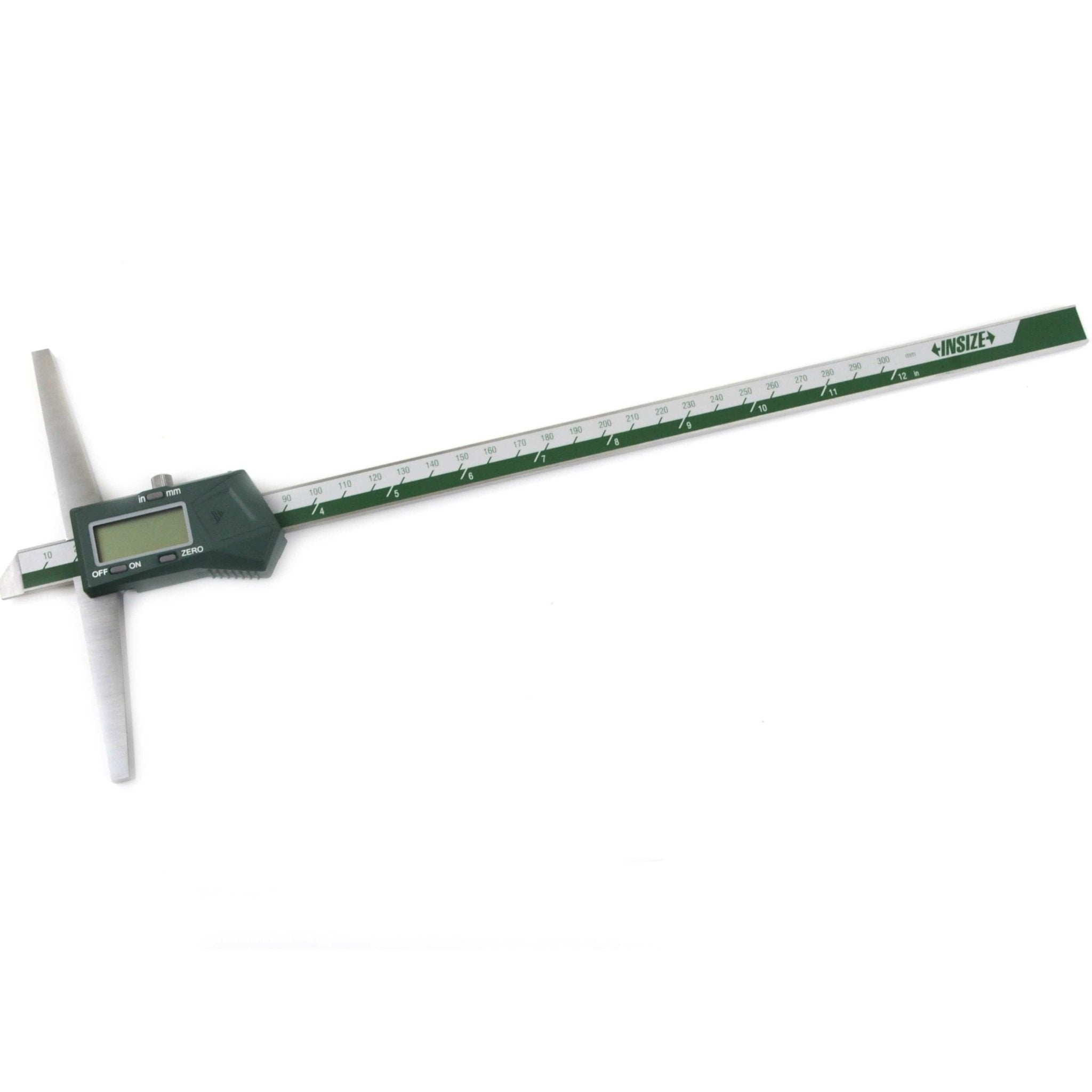 Insize Digital Depth Gauge 0-300mm/0-12" Range Series 1141-300A - Twin Eagle Imports
