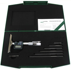 Insize Digital Depth Micrometer 0-150mm/0-6" Range Series 3540-150 - Twin Eagle Imports