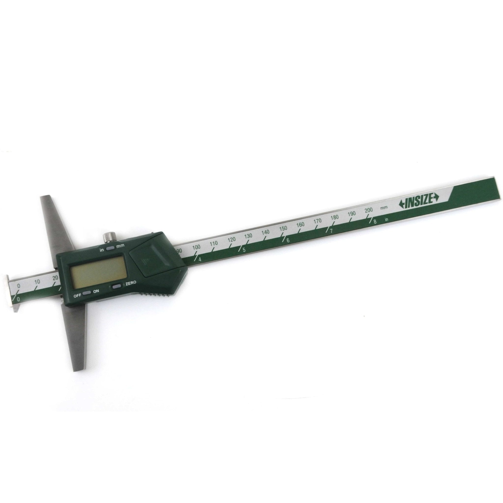 Insize Digital Double Hook Depth Gauge 0-200mm / 0-8" Range Series 1144-200A - Twin Eagle Imports