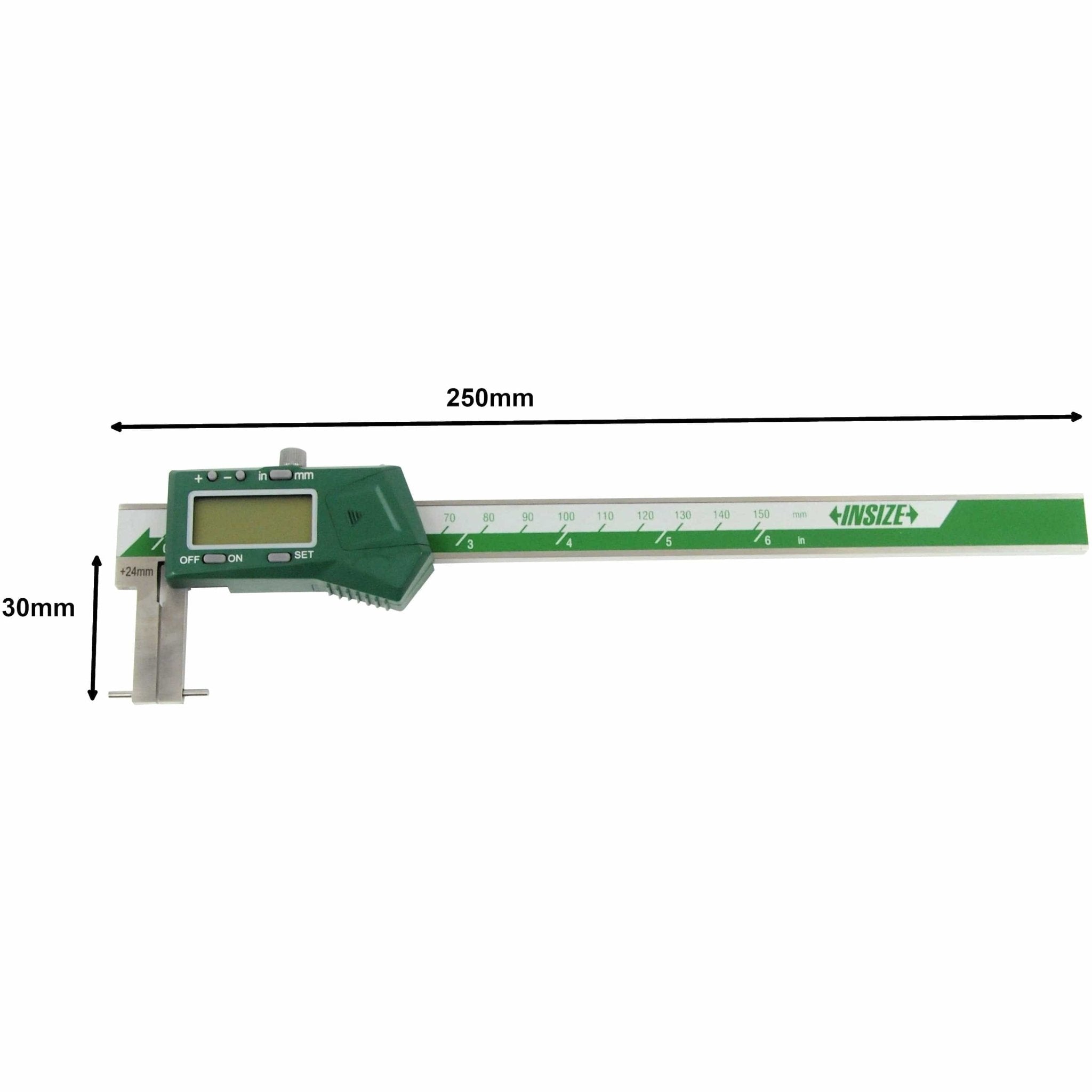Insize Digital Inside Point Caliper 24-150mm Range Series 1121-150A - Twin Eagle Imports
