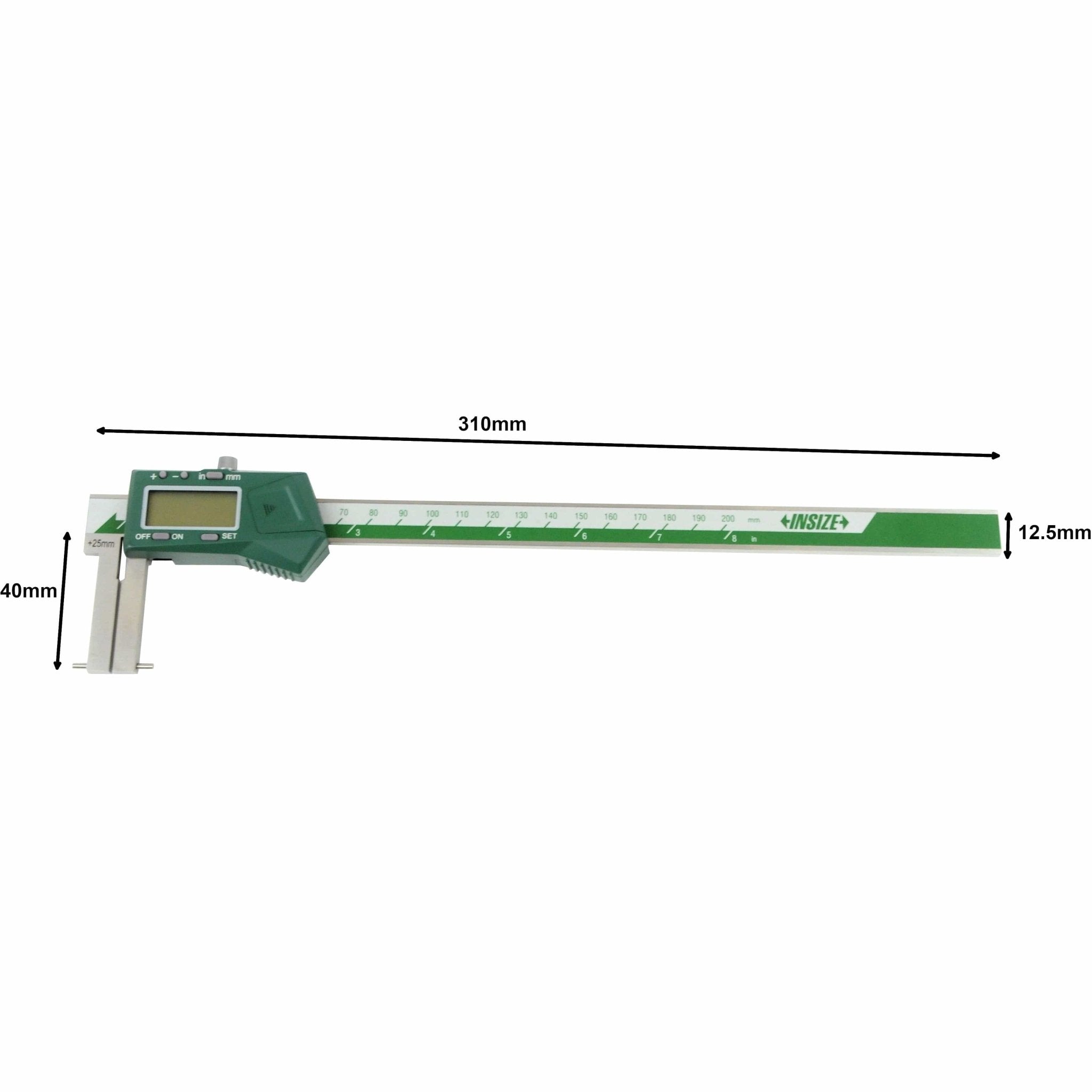 Insize Digital Inside Point Caliper 25-200mm Range Series 1121-200A - Twin Eagle Imports