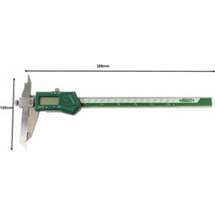 Insize Digital Offset Caliper 0-200mm/0-8" Range Series 1186-200A - Twin Eagle Imports