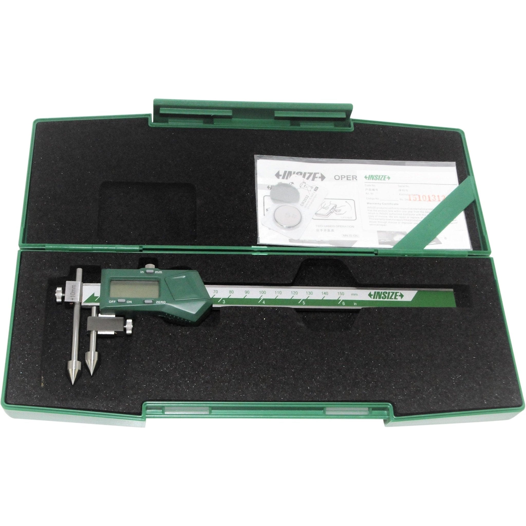 Insize Digital Offset Caliper 10-150mm Range Series 1192-150A - Twin Eagle Imports