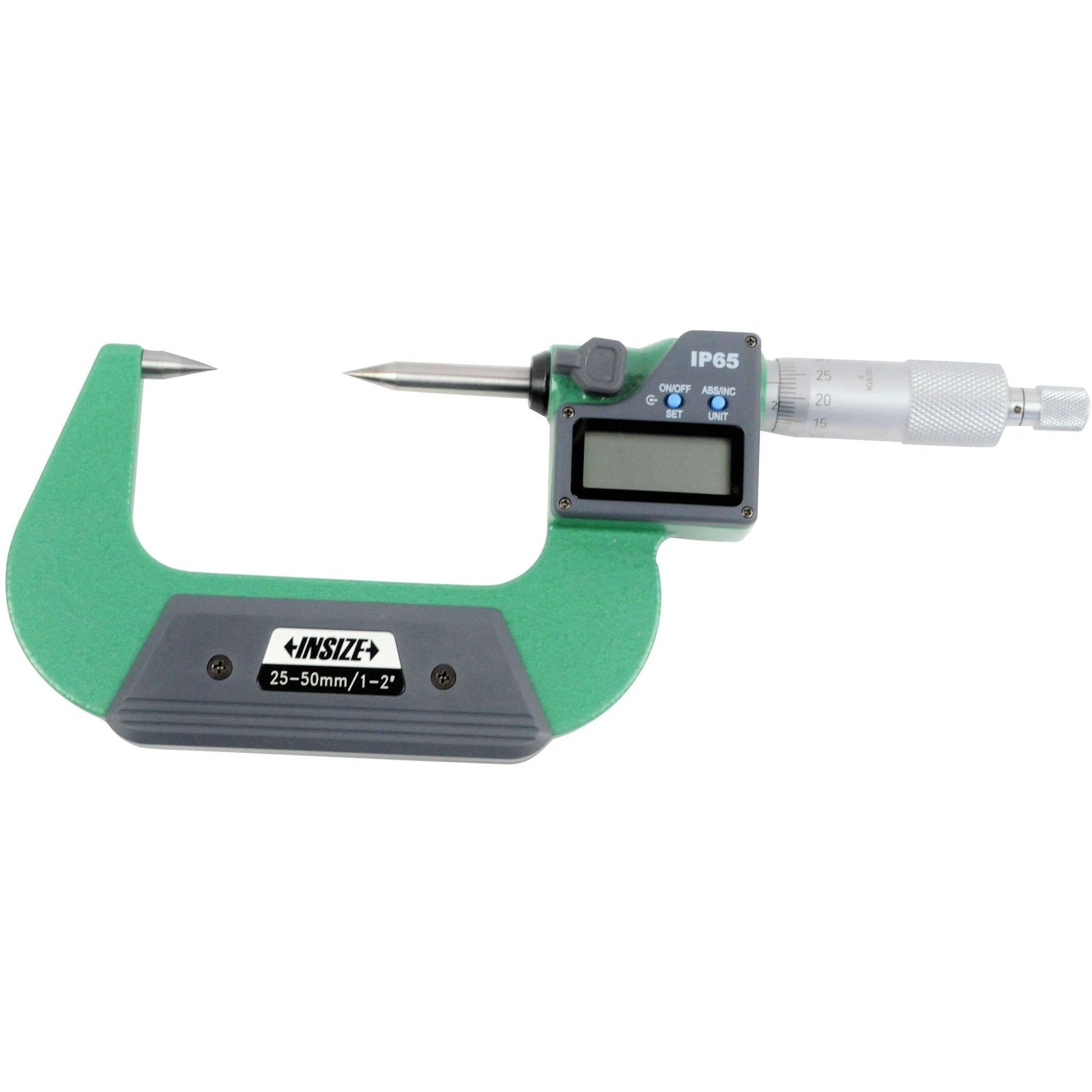 Insize Digital Point Micrometer 25-50mm/1-2" Range Series 3530-50A - Twin Eagle Imports