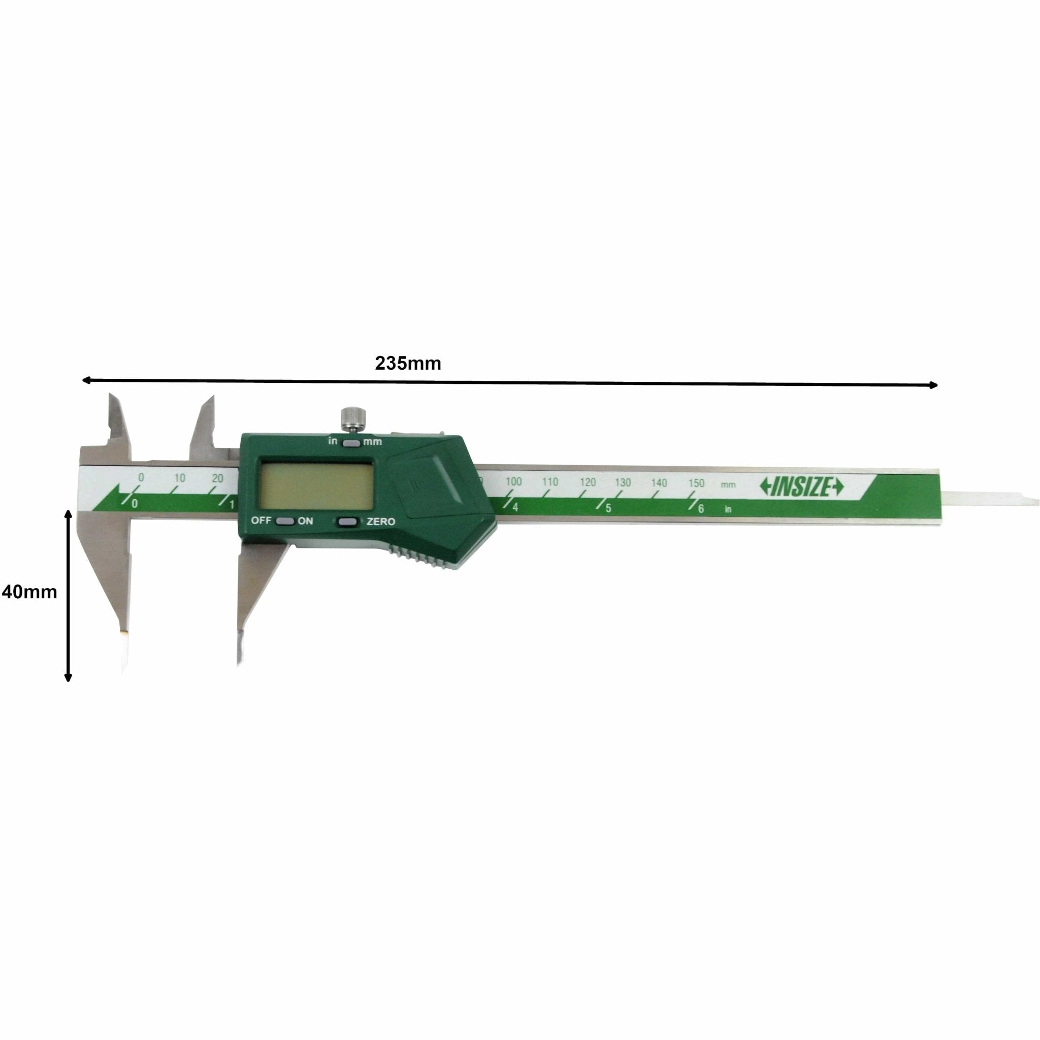 Insize Digital Small Point Caliper 0-150mm/0-6" Range Series 1169-150 - Twin Eagle Imports