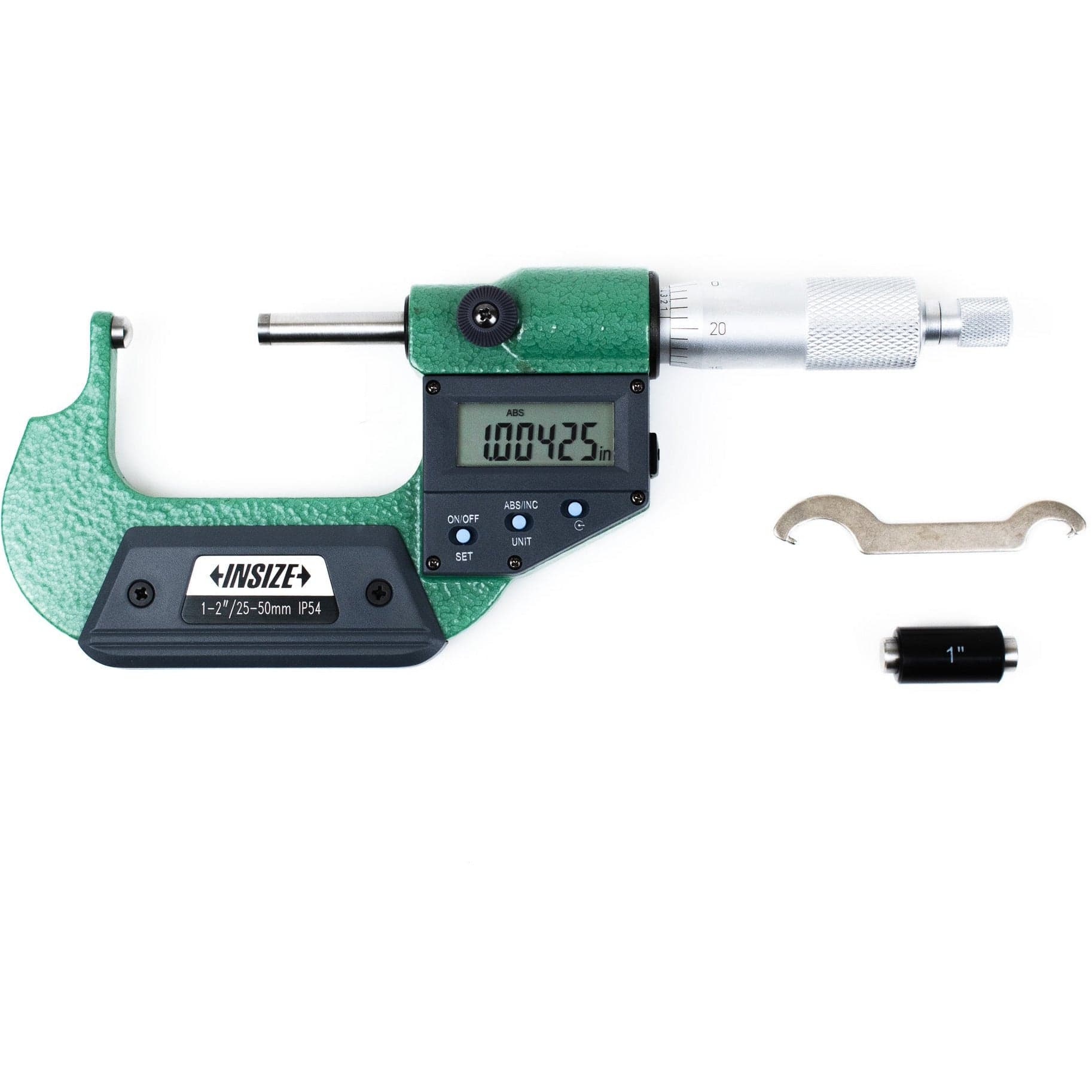 Insize Digital Spherical Anvil Tube Micrometer 25-50mm/1-2" Range Series 3560-50E - Twin Eagle Imports