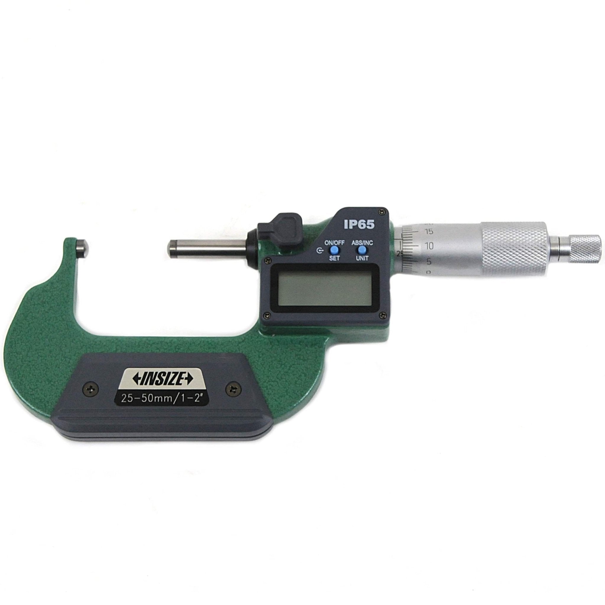 Insize Digital Spherical Anvil Tube Micrometer 25-50mm/1-2" Range Series 3560-50SA - Twin Eagle Imports
