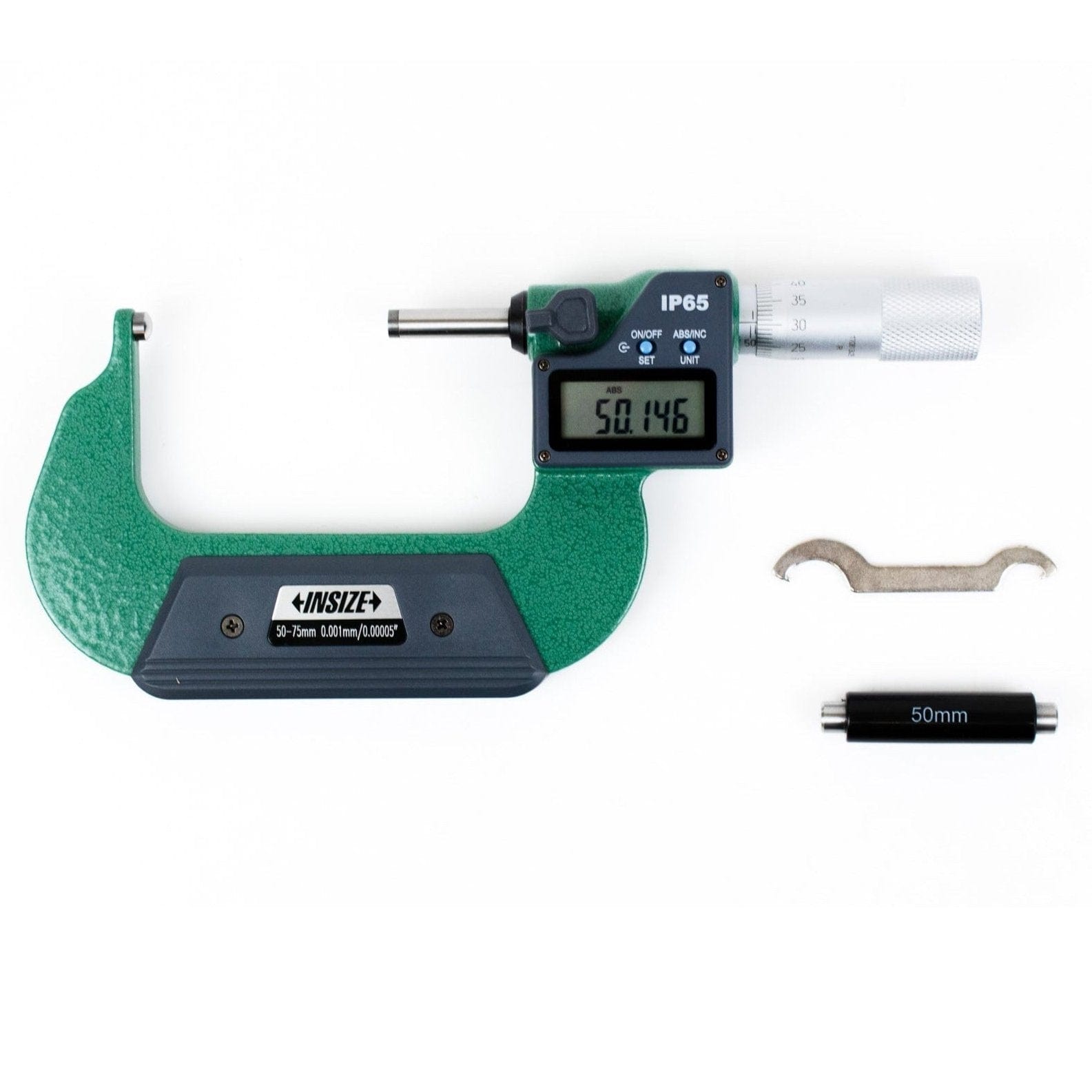 Insize Digital Spherical Anvil Tube Micrometer 50-75mm/2-3" Range Series 3560-75A - Twin Eagle Imports