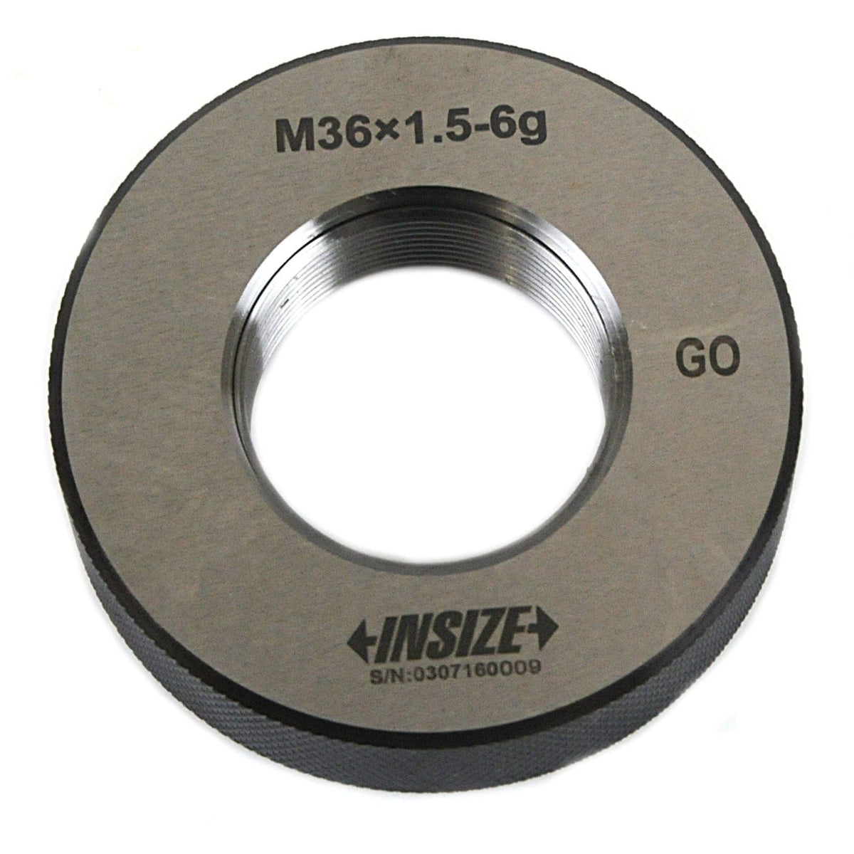 Insize GO Thread Ring Gauge M36X1.5 Series 4129-36R - Twin Eagle Imports