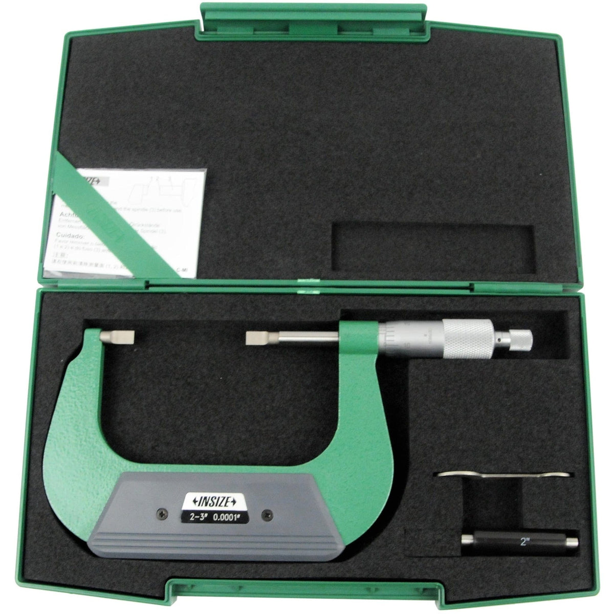 Insize Imperial Outside Blade Micrometer 2-3" Range Series 3232-3 - Twin Eagle Imports