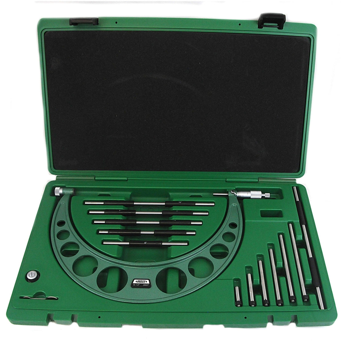 Insize Imperial Outside Micrometer 6-12" Range Series 3206-12 - Twin Eagle Imports