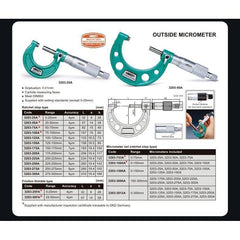 Insize Imperial Outside Micrometer 6-7" Range Series 3203-7A - Twin Eagle Imports