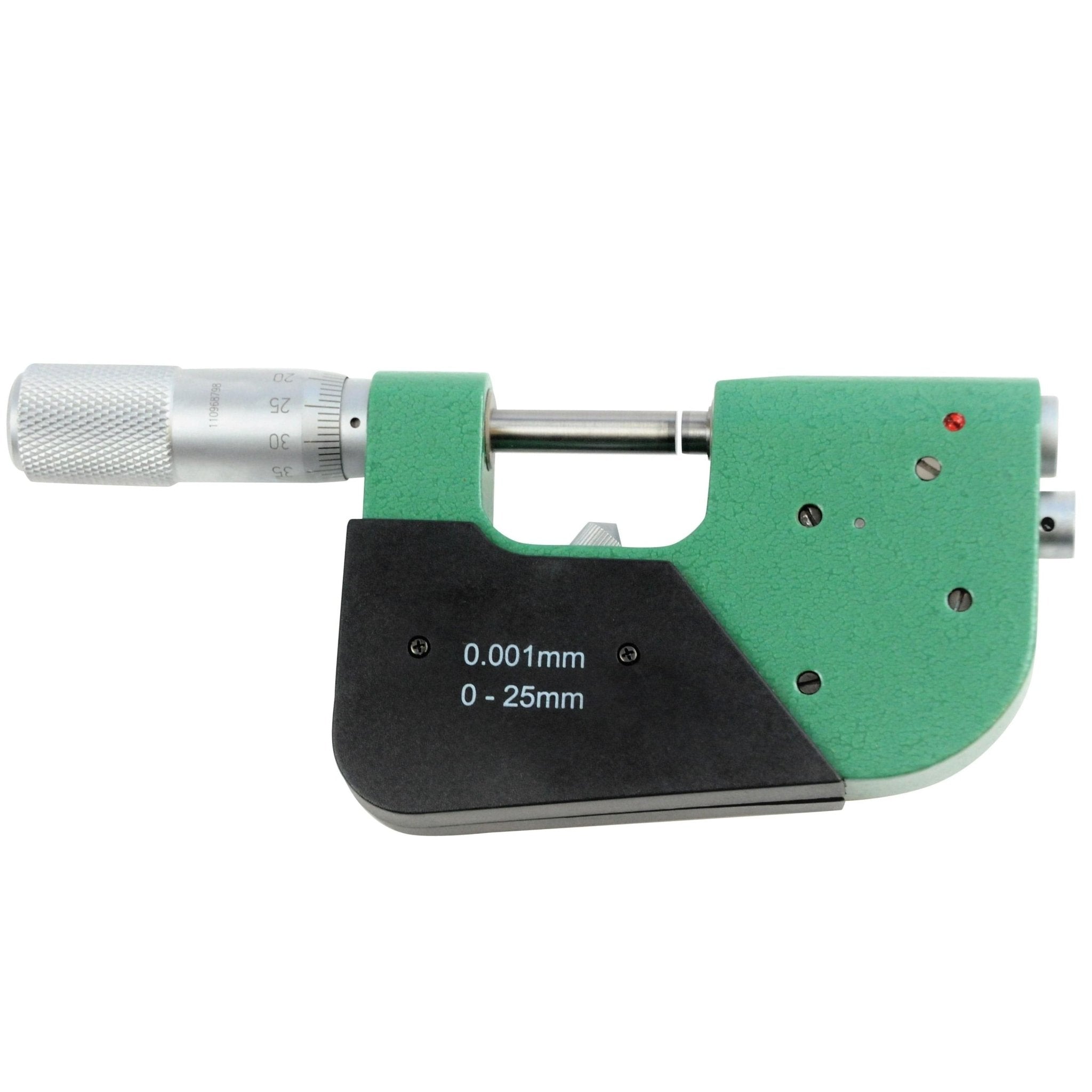 Insize Indicating Micrometer with Support 0-25mm Range Series 3332-25 - Twin Eagle Imports