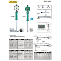 Insize Mechanical Bore Gauge 50-100 mm Range Series 2322-100A