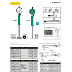 Insize Mechanical Bore Gauge 50-160 mm Range Series 2322-160A