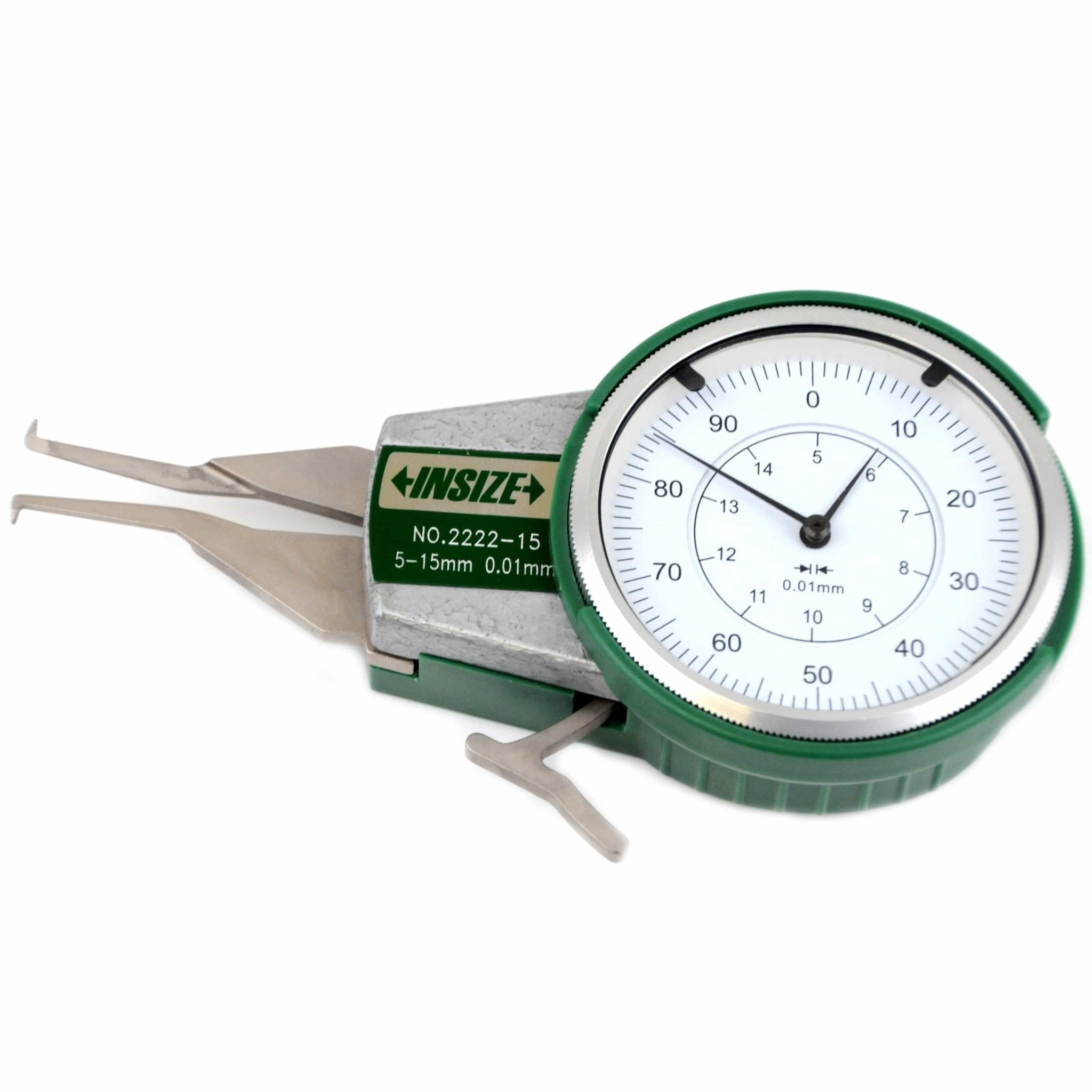Insize Internal Dial Caliper Gauge 5-15mm Range Series 2222-15 - Twin Eagle Imports