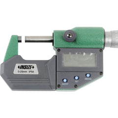 Insize IP65 Digital Outside Micrometer 0-25mm / 0-1" Range Series 3101-25FA - Twin Eagle Imports