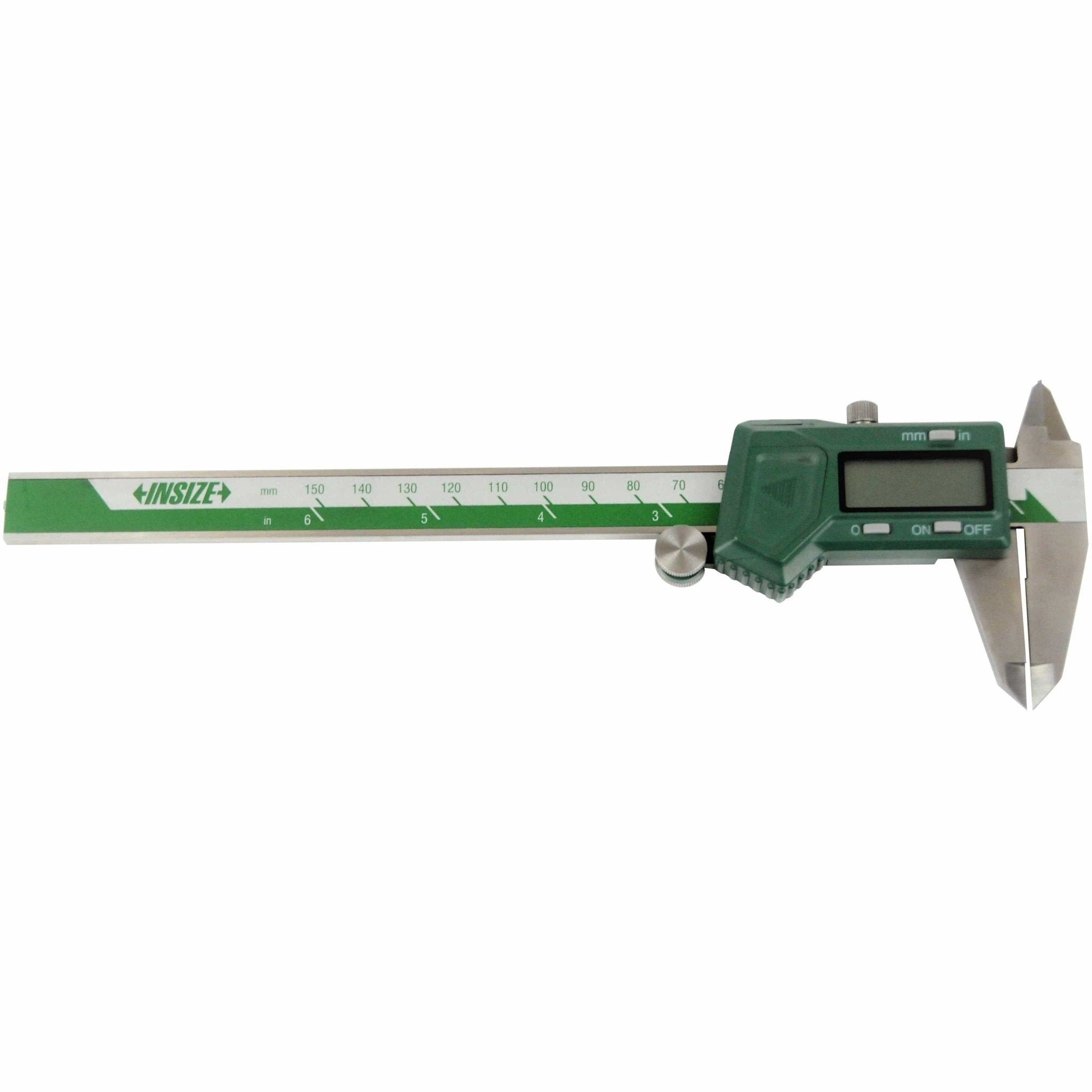 Insize Left Hand Digital Caliper 0-150mm/0-6" Range Series 1130-150 - Twin Eagle Imports