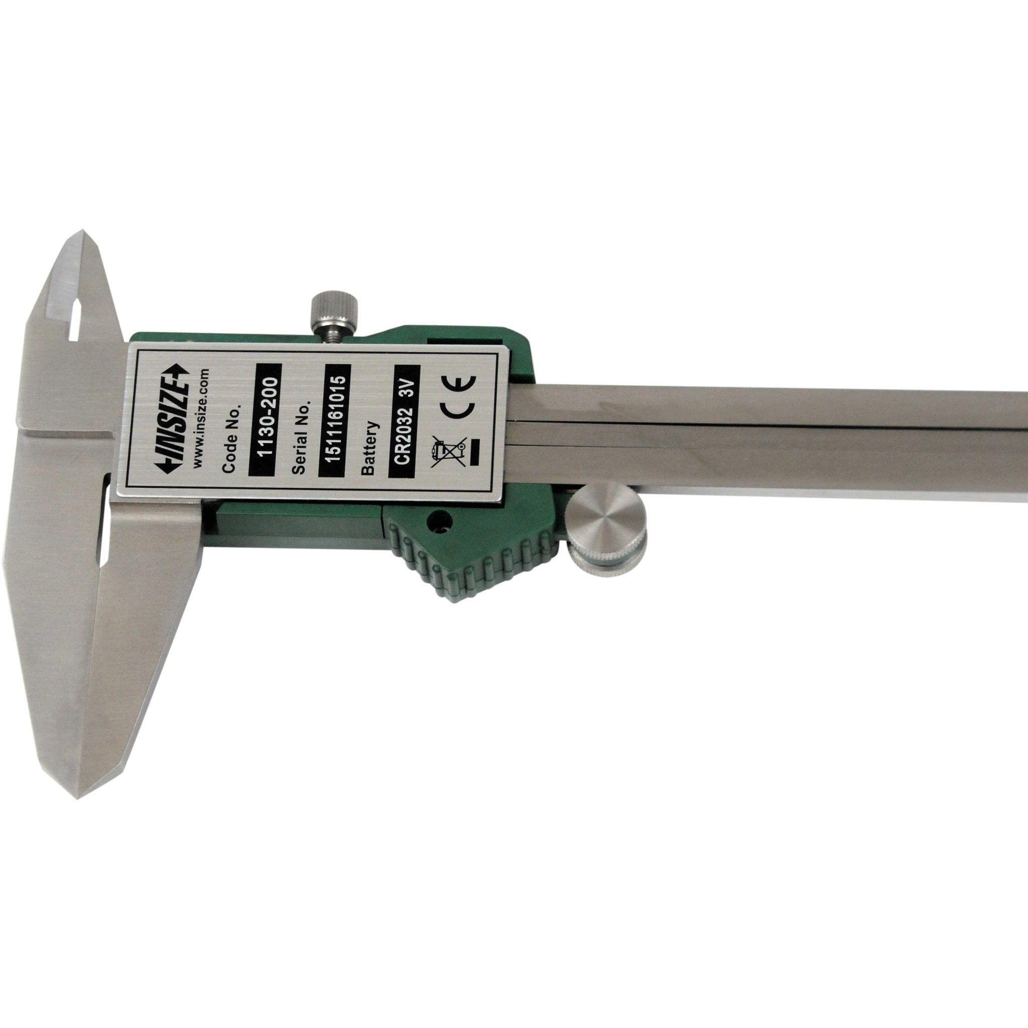 Insize Left Hand Digital Caliper 0-200mm/0-8" Range Series 1130-200 - Twin Eagle Imports