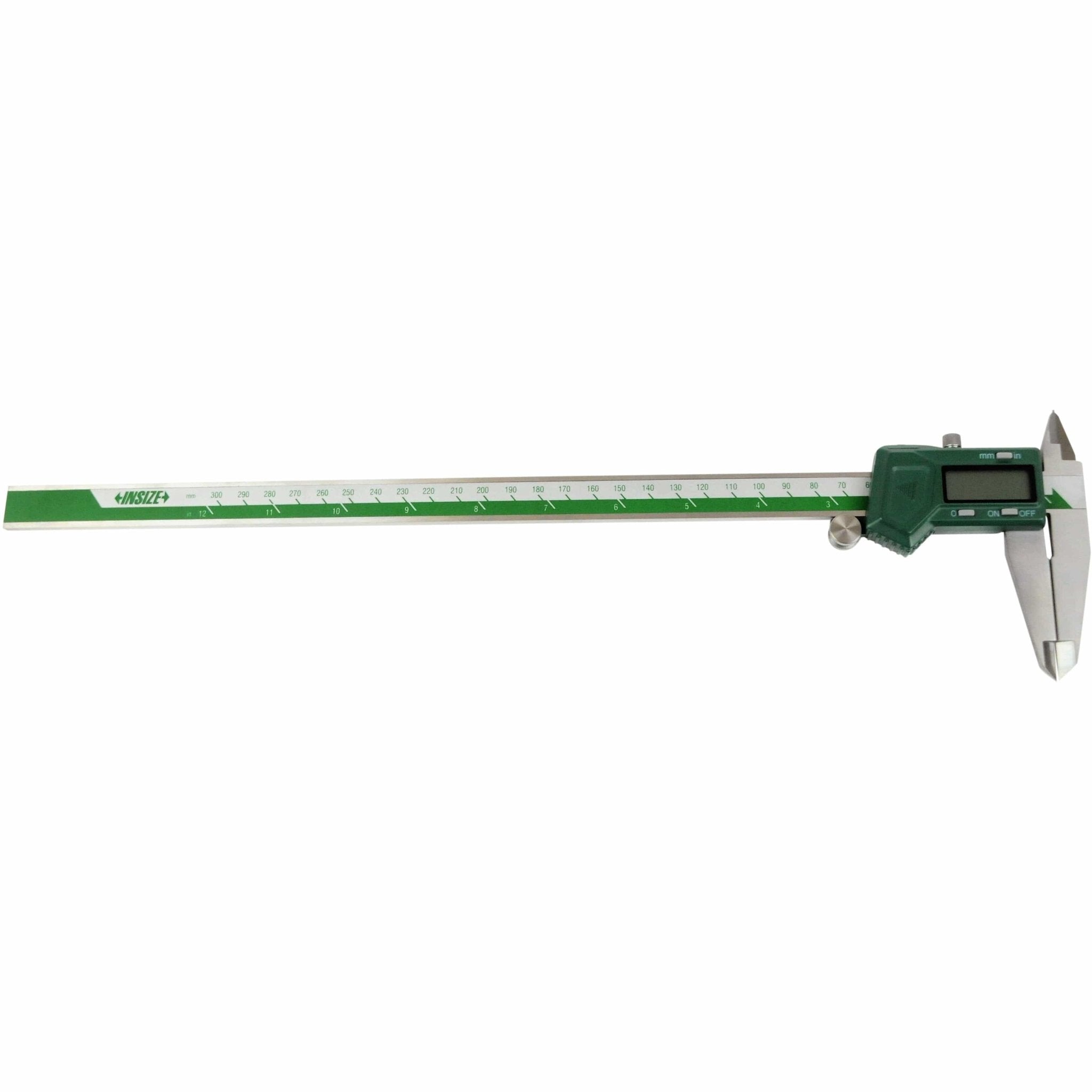 Insize Left Hand Digital Caliper 0-300mm/0-12" Range Series 1130-300 - Twin Eagle Imports