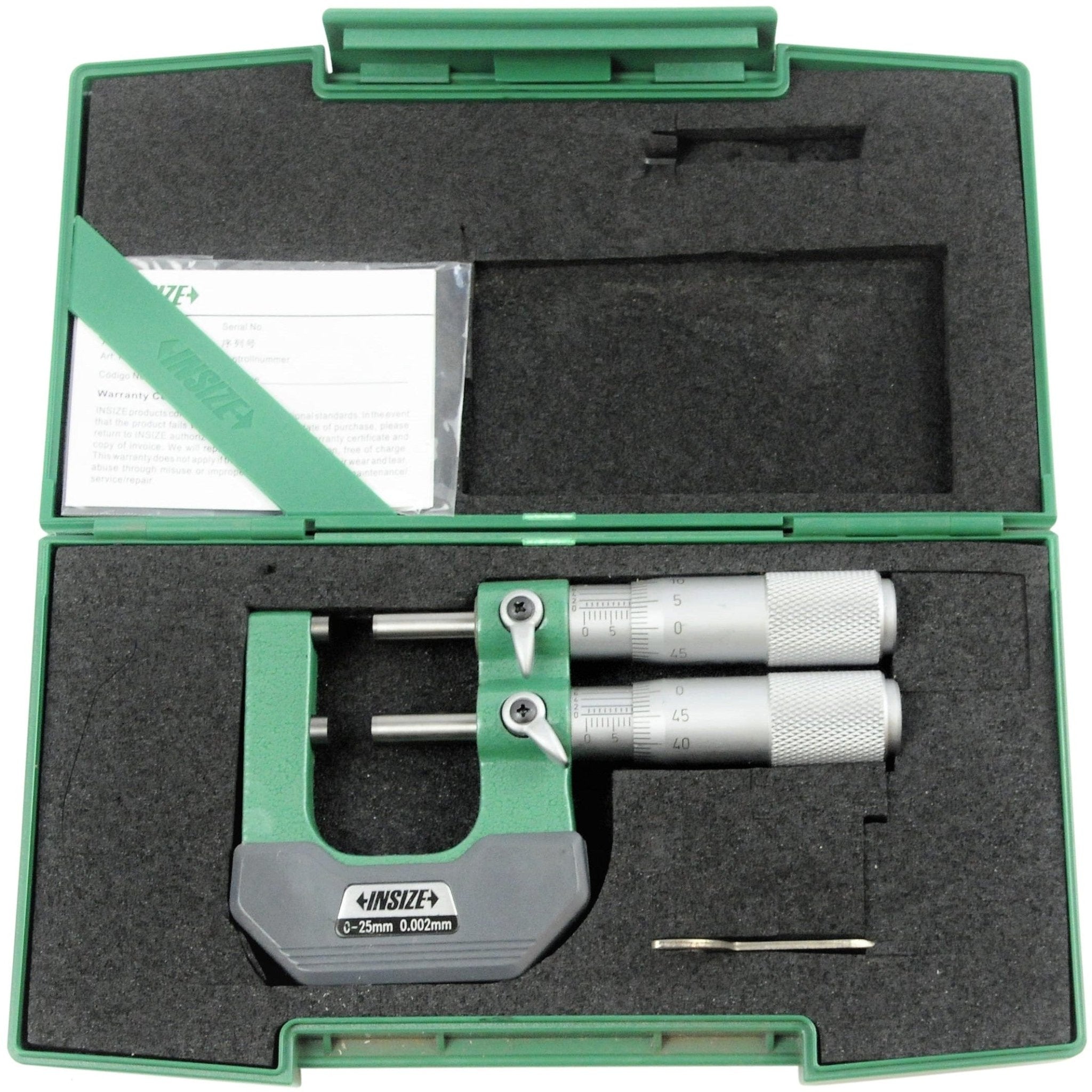 Insize Limit Micrometer 0-25mm Range Series 3235-25A - Twin Eagle Imports