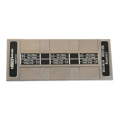 Insize Linishing (belt standing) Surface Roughness Specimen 6 pcs Set Series ISR-CS326 - Twin Eagle Imports