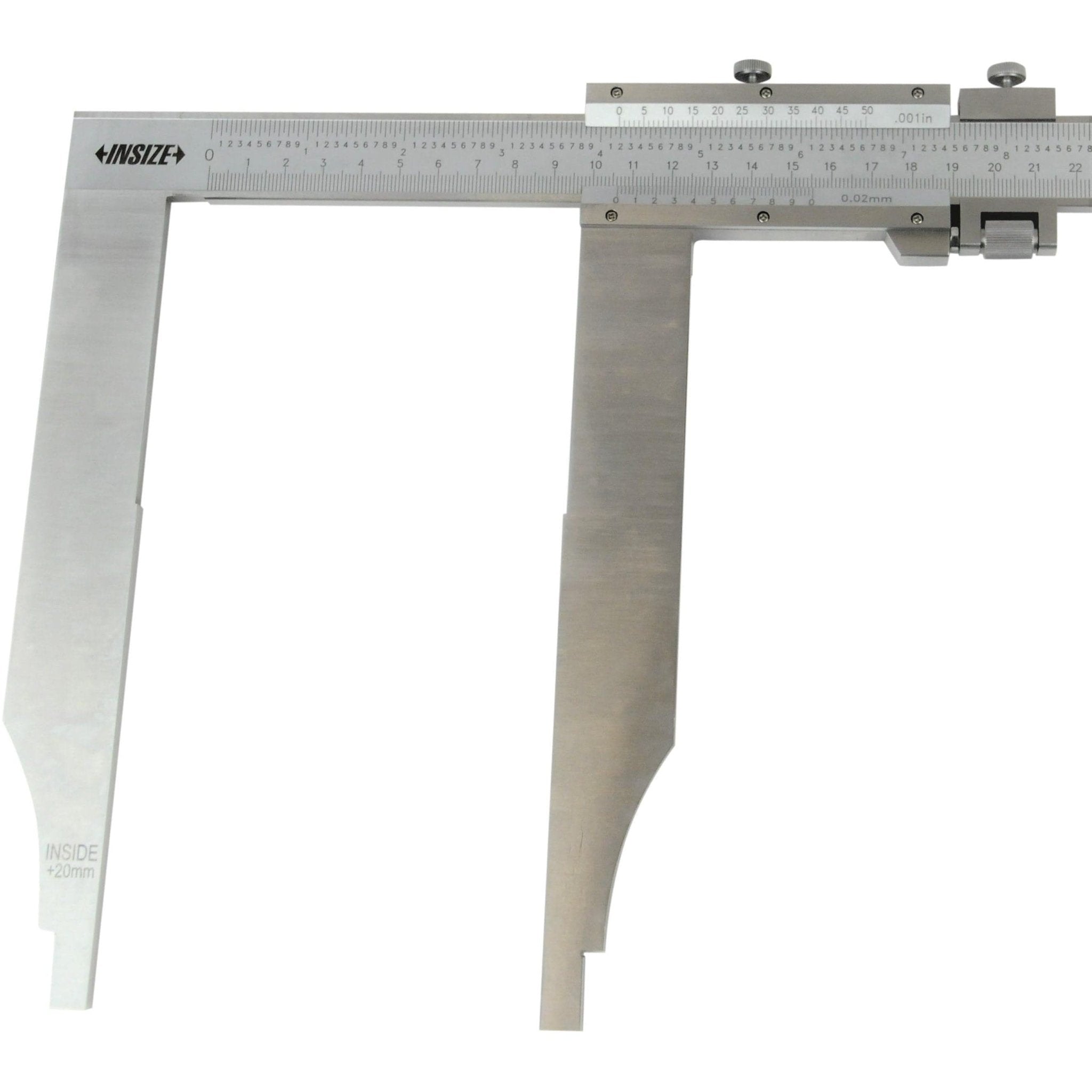 Insize Long Jaw Vernier Caliper 0-500mm/0-20" Range Series 1215-532 - Twin Eagle Imports