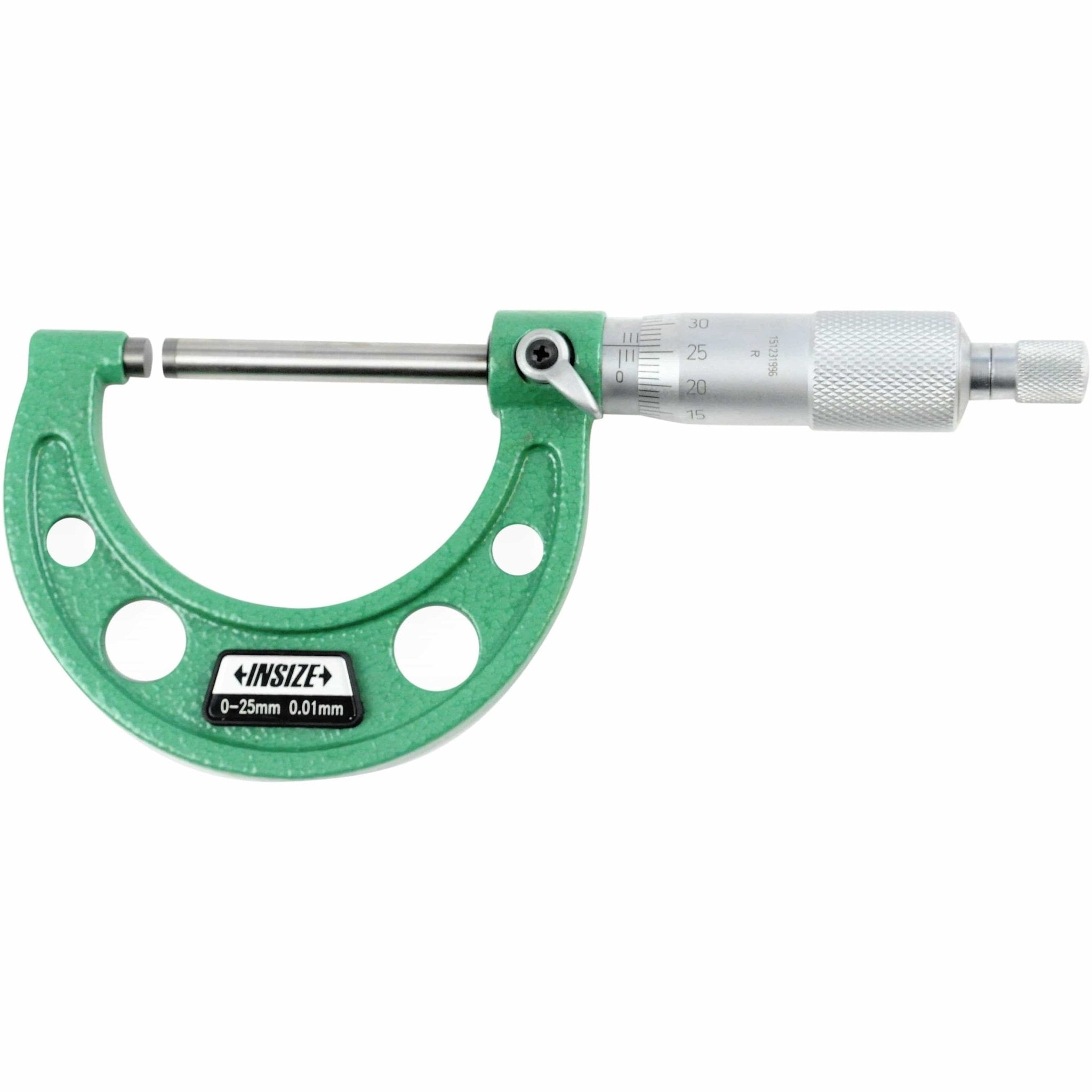 Insize Long Spindle Outside Micrometer 0-25mm Range Series 3209-25 - Twin Eagle Imports