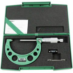 Insize Long Spindle Outside Micrometer 25-50mm Range Series 3209-50 - Twin Eagle Imports