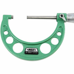 Insize Long Spindle Outside Micrometer 25-50mm Range Series 3209-50 - Twin Eagle Imports