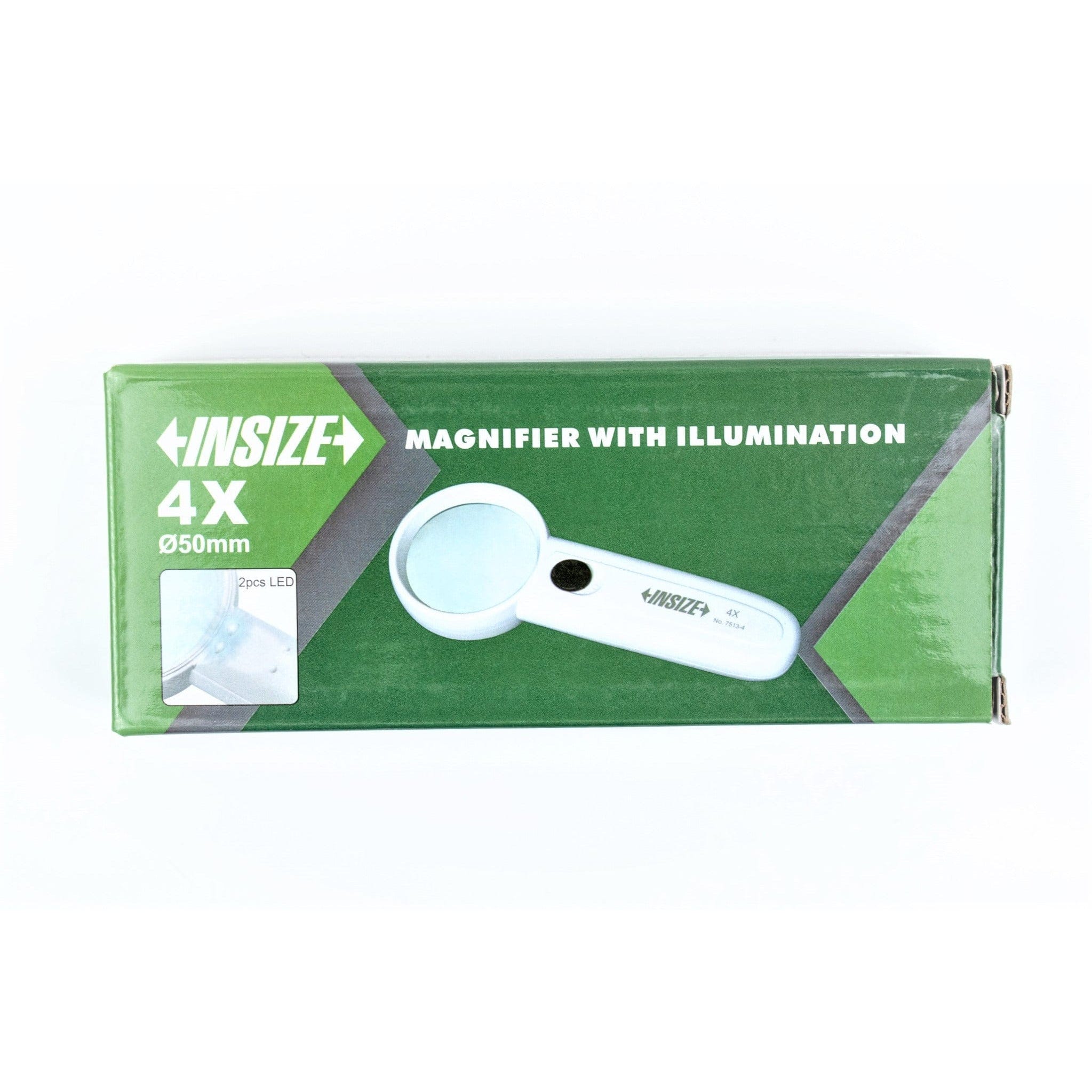 Insize Magnifier w/ Illumination x4 Series 7513-4 - Twin Eagle Imports