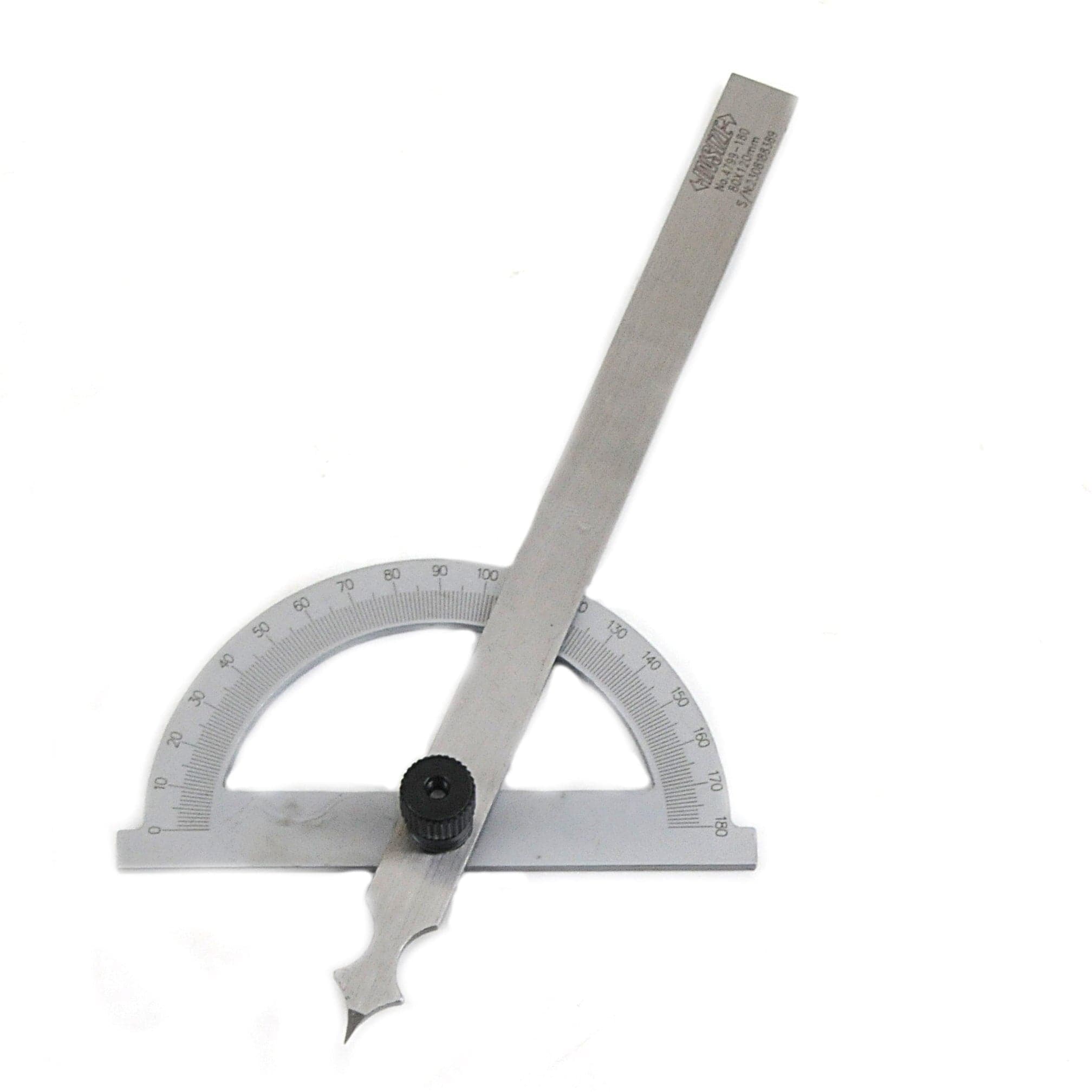 INSIZE Measuring Equipment Insize 180° Protractor 80x120mm Range Series 4799-180