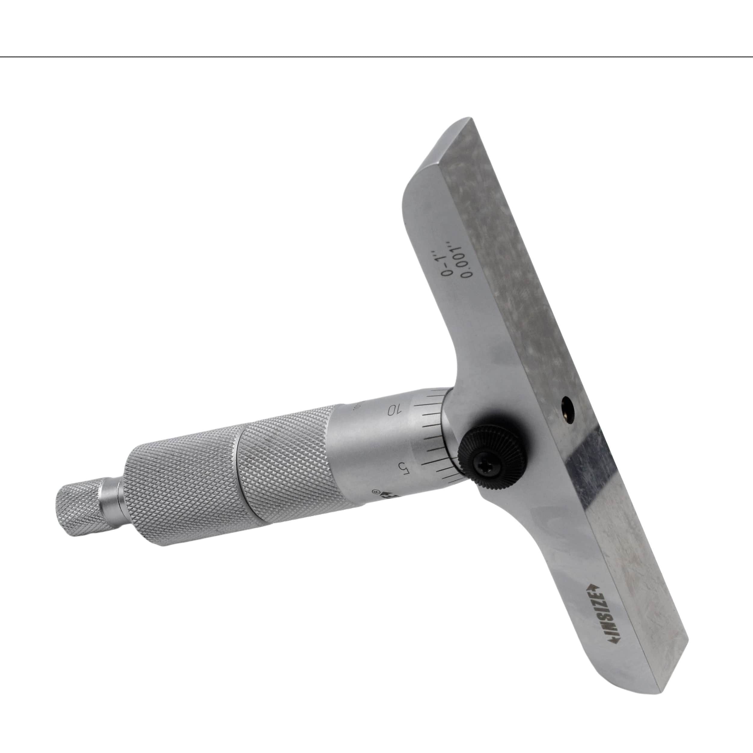 INSIZE Measuring Equipment Insize 1pc Imperial Depth Micrometer 0-1" Range Series 3241-1