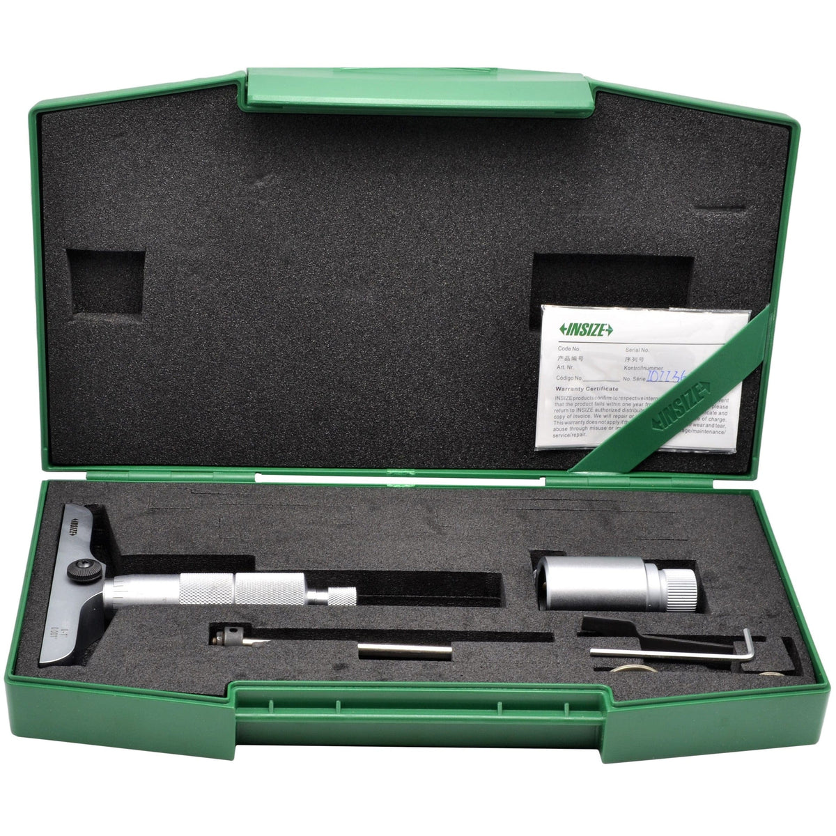 INSIZE Measuring Equipment Insize 1pc Imperial Depth Micrometer 0-1" Range Series 3241-1