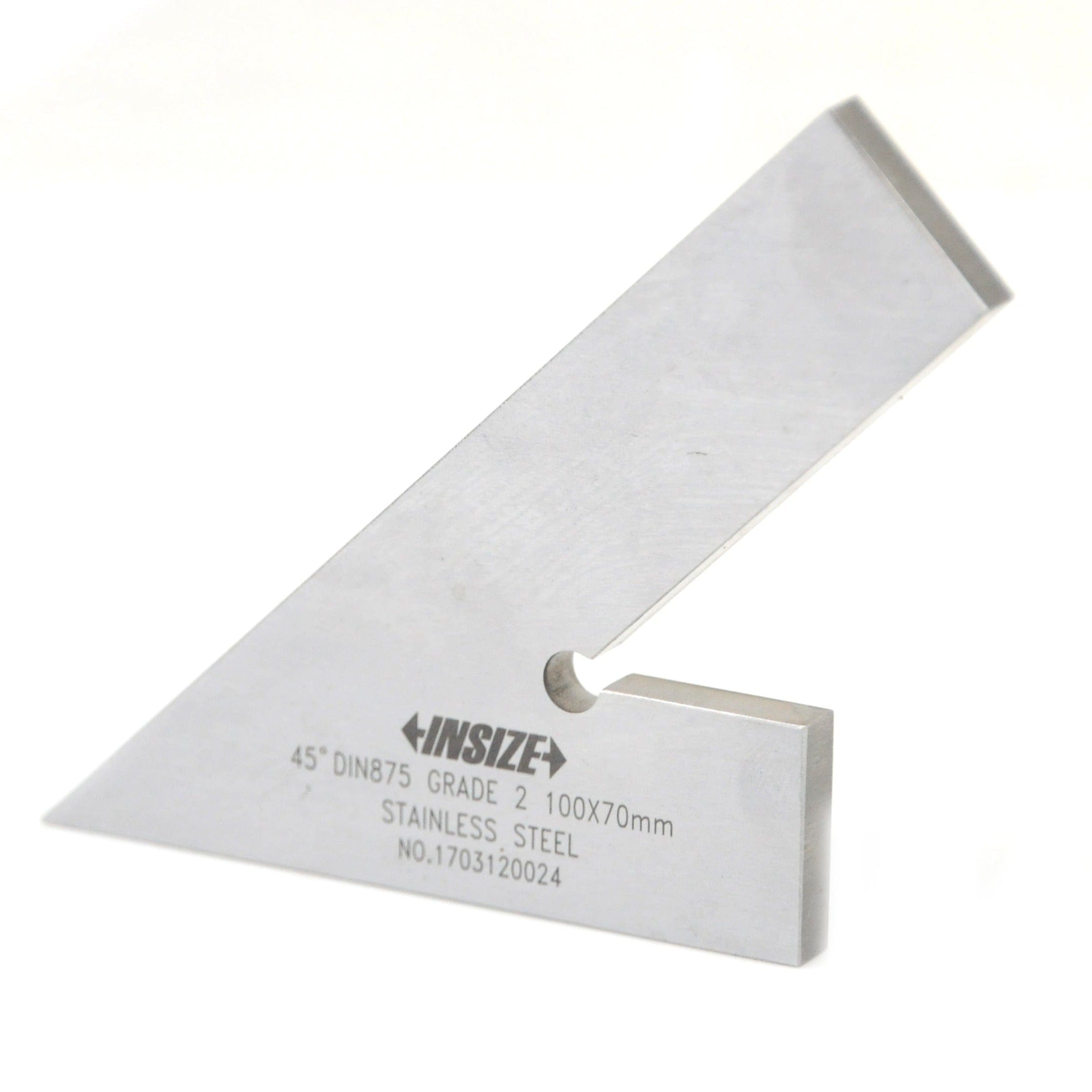 INSIZE Measuring Equipment Insize 45° Square Range Series 100x70mm Series 4745-1100