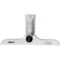 INSIZE Measuring Equipment Insize 4pc Metric Depth Micrometer 0-100mm Range Series 3241-100