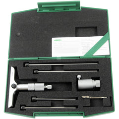 INSIZE Measuring Equipment Insize 4pc Metric Depth Micrometer 0-100mm Range Series 3241-100