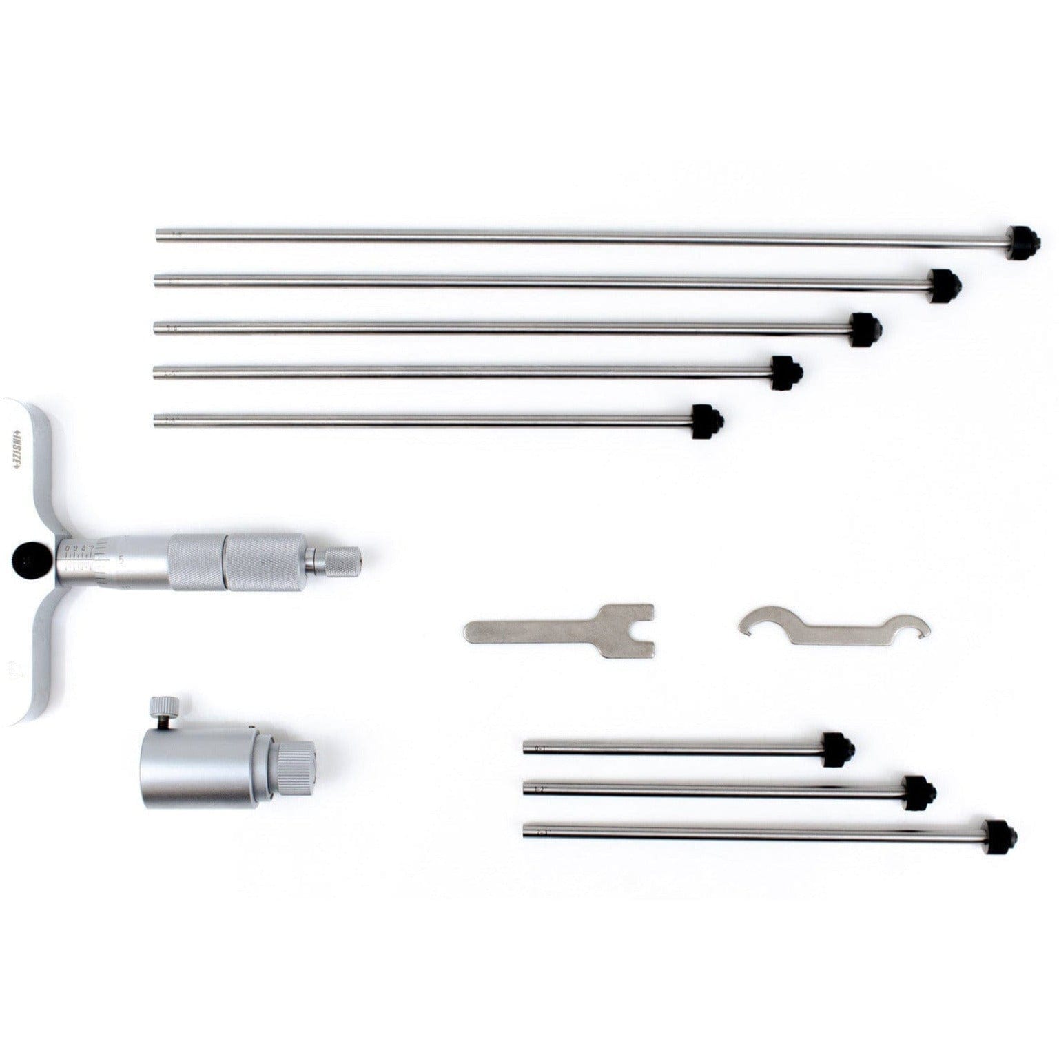 INSIZE Measuring Equipment Insize 8pc Imperial Depth Micrometer 0-8" Range Series 3241-8