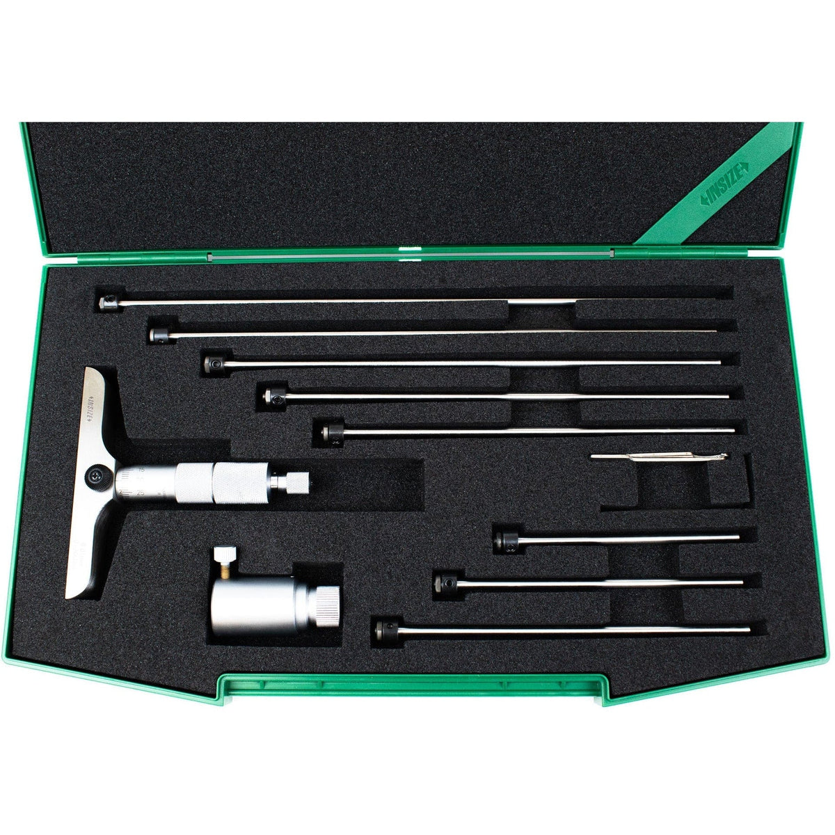 INSIZE Measuring Equipment Insize 8pc Metric Depth Micrometer 0-200mm Range Series 3241-200