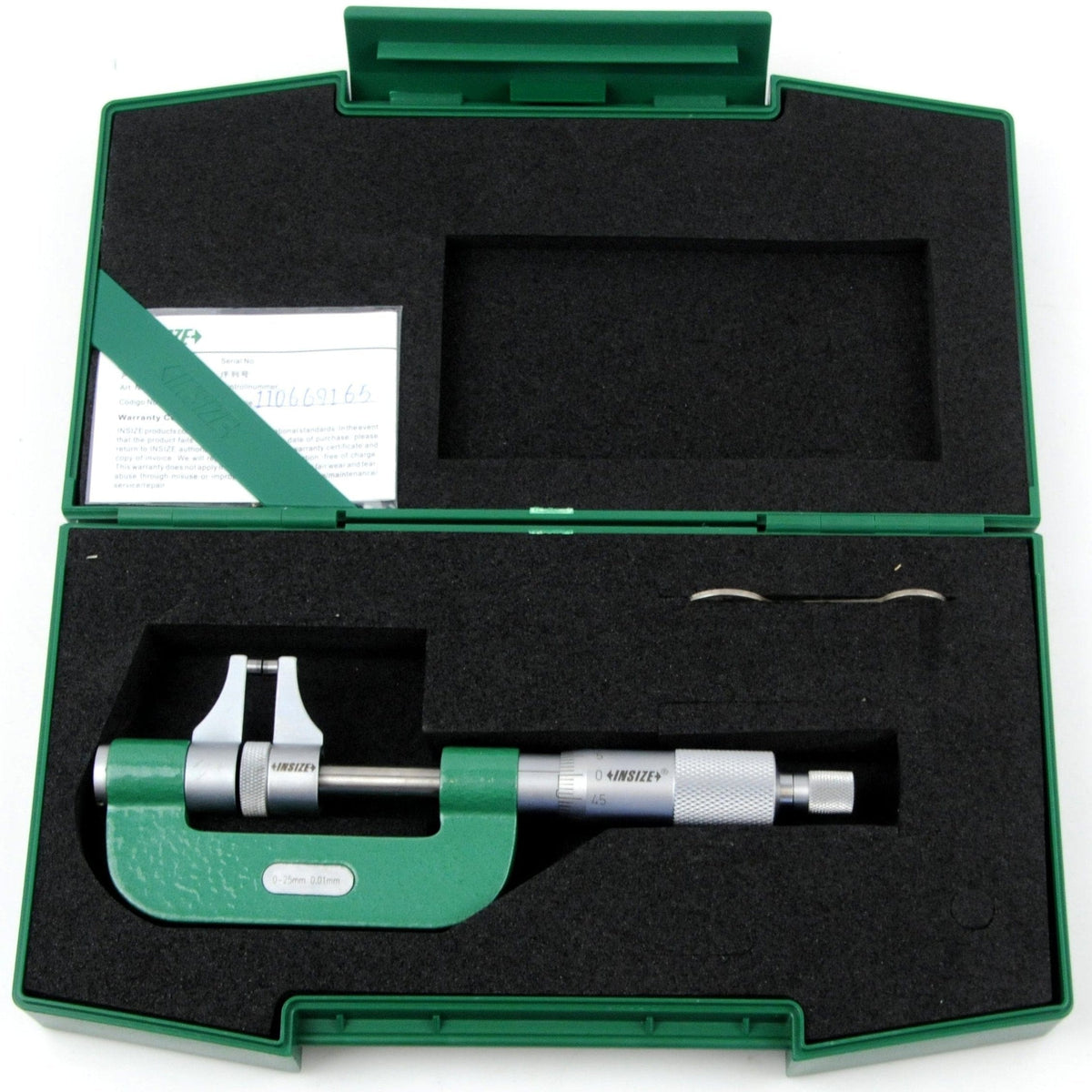 INSIZE Measuring Equipment Insize Caliper Type Micrometer 0-25mm Range Series 3238-25