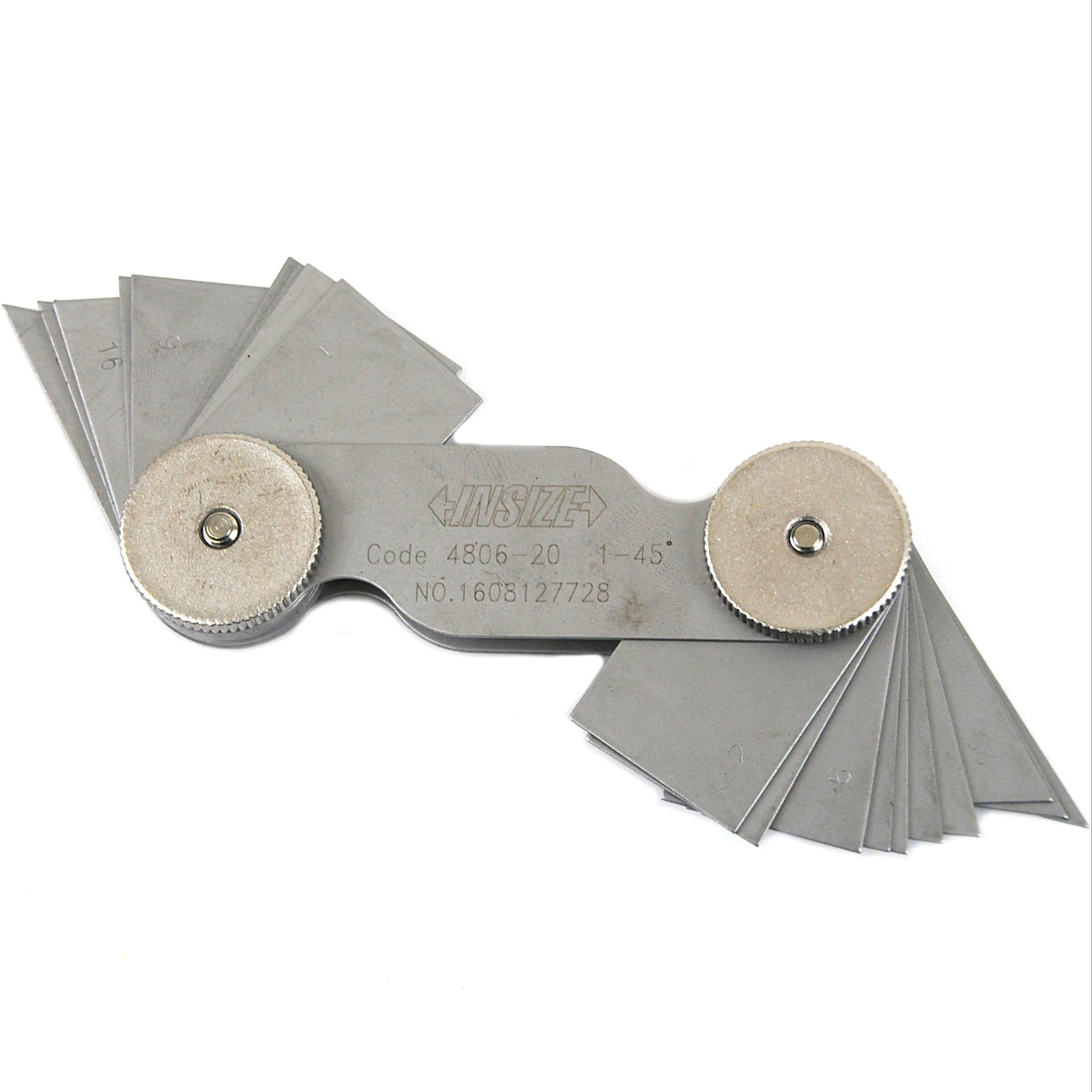 INSIZE Measuring Equipment Insize Degree Angle Gauge 1°-45° Range Series 4806-20