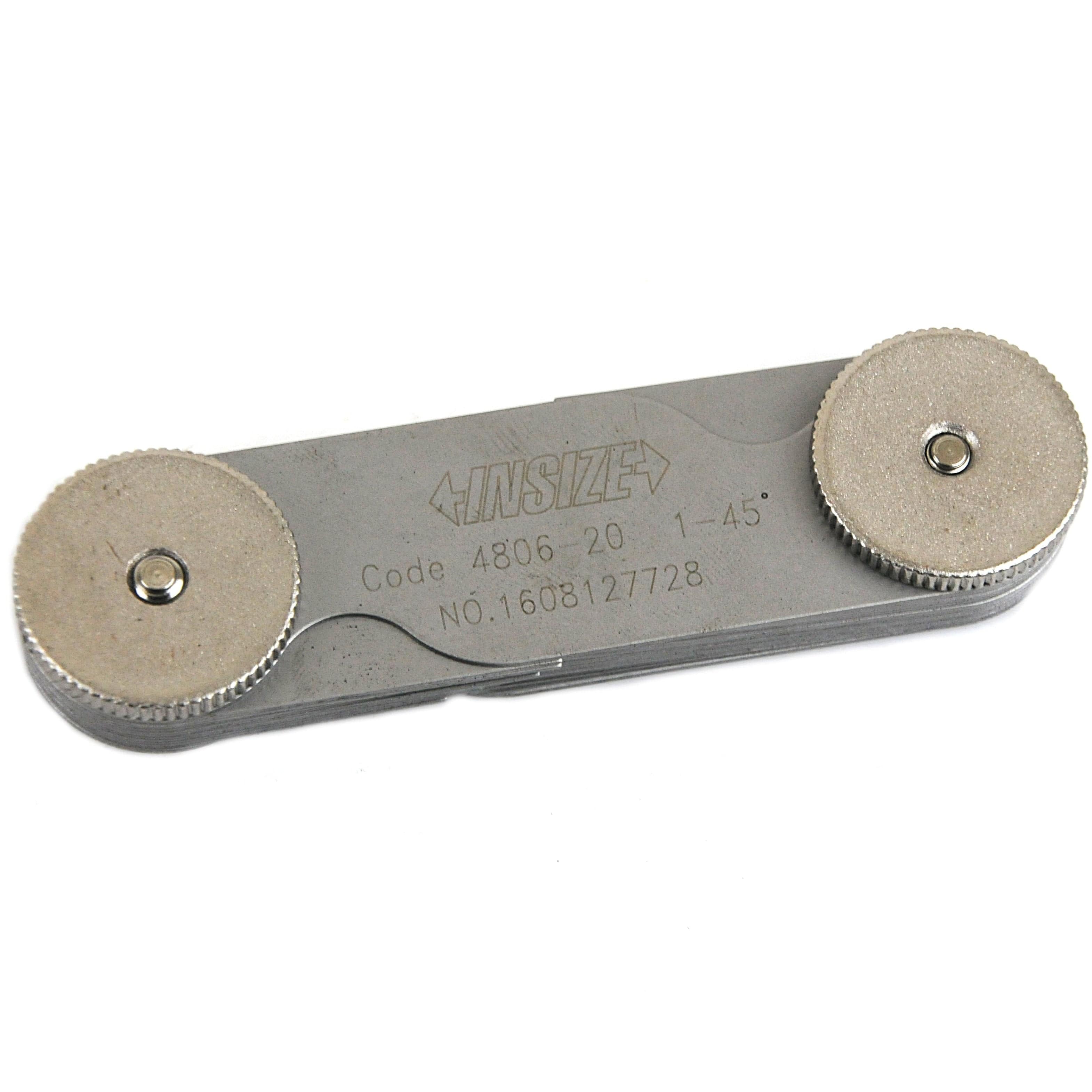 INSIZE Measuring Equipment Insize Degree Angle Gauge 1°-45° Range Series 4806-20