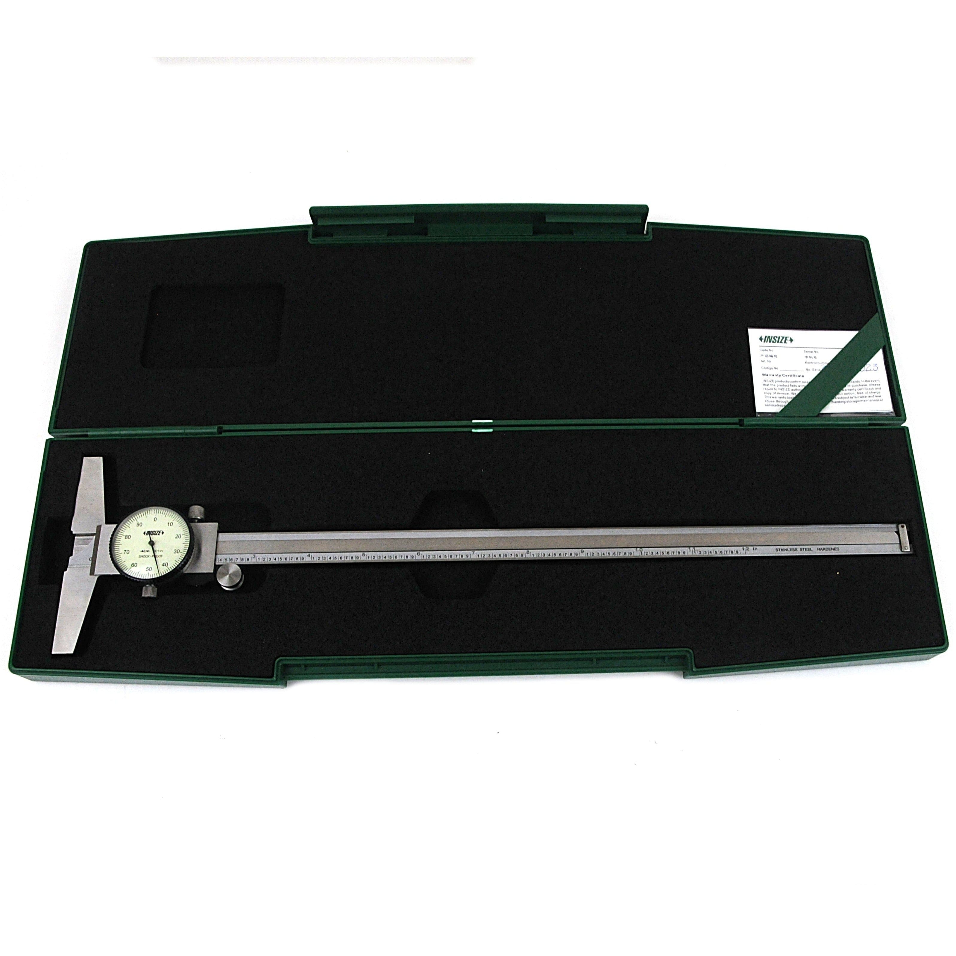 INSIZE Measuring Equipment Insize Dial Caliper 0-12" Range Series 1348-12