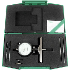 INSIZE Measuring Equipment Insize Dial Depth Gauge 0-300mm x 0.01mm Range Series 2342-202