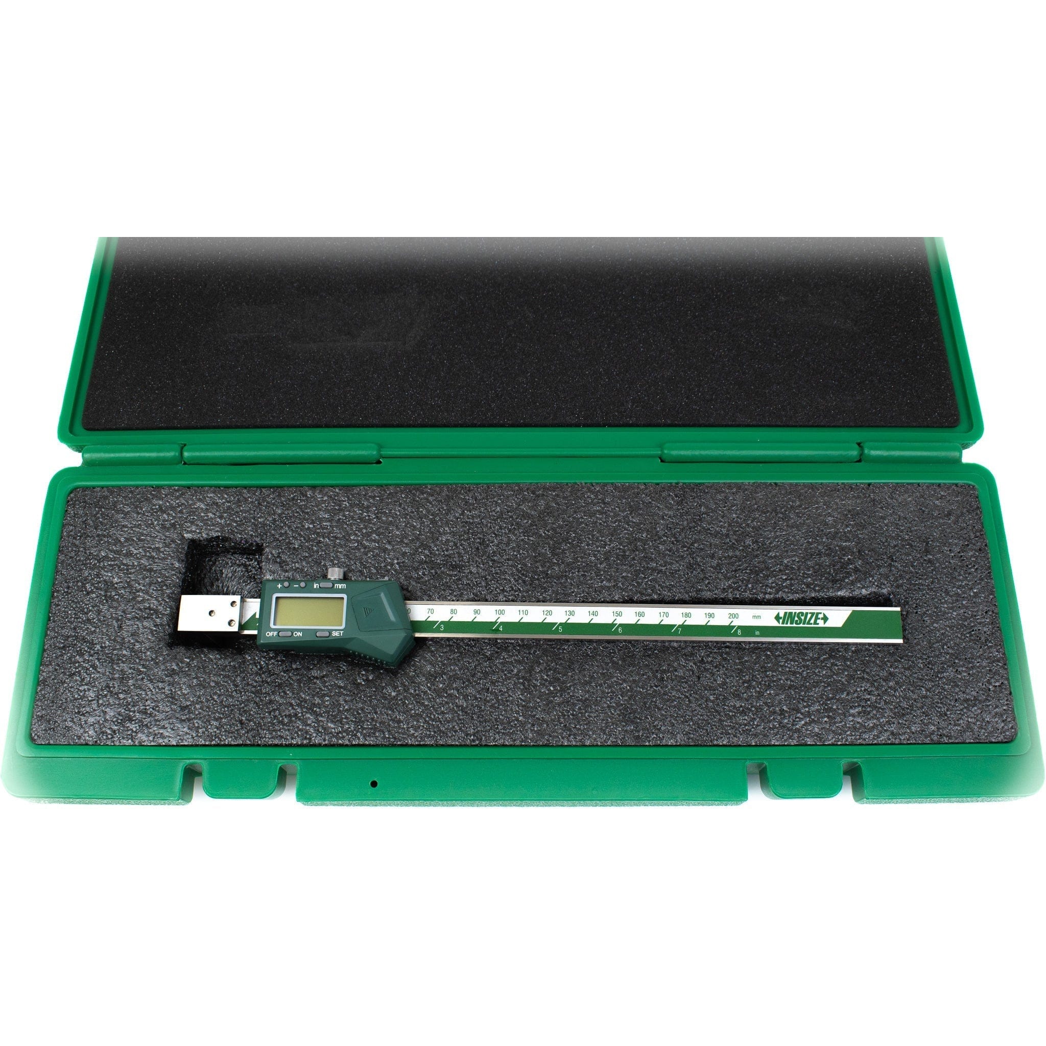 INSIZE MEASURING EQUIPMENT Insize Digital Back-Jaw Edge to Center Caliper Range Series 1524-200