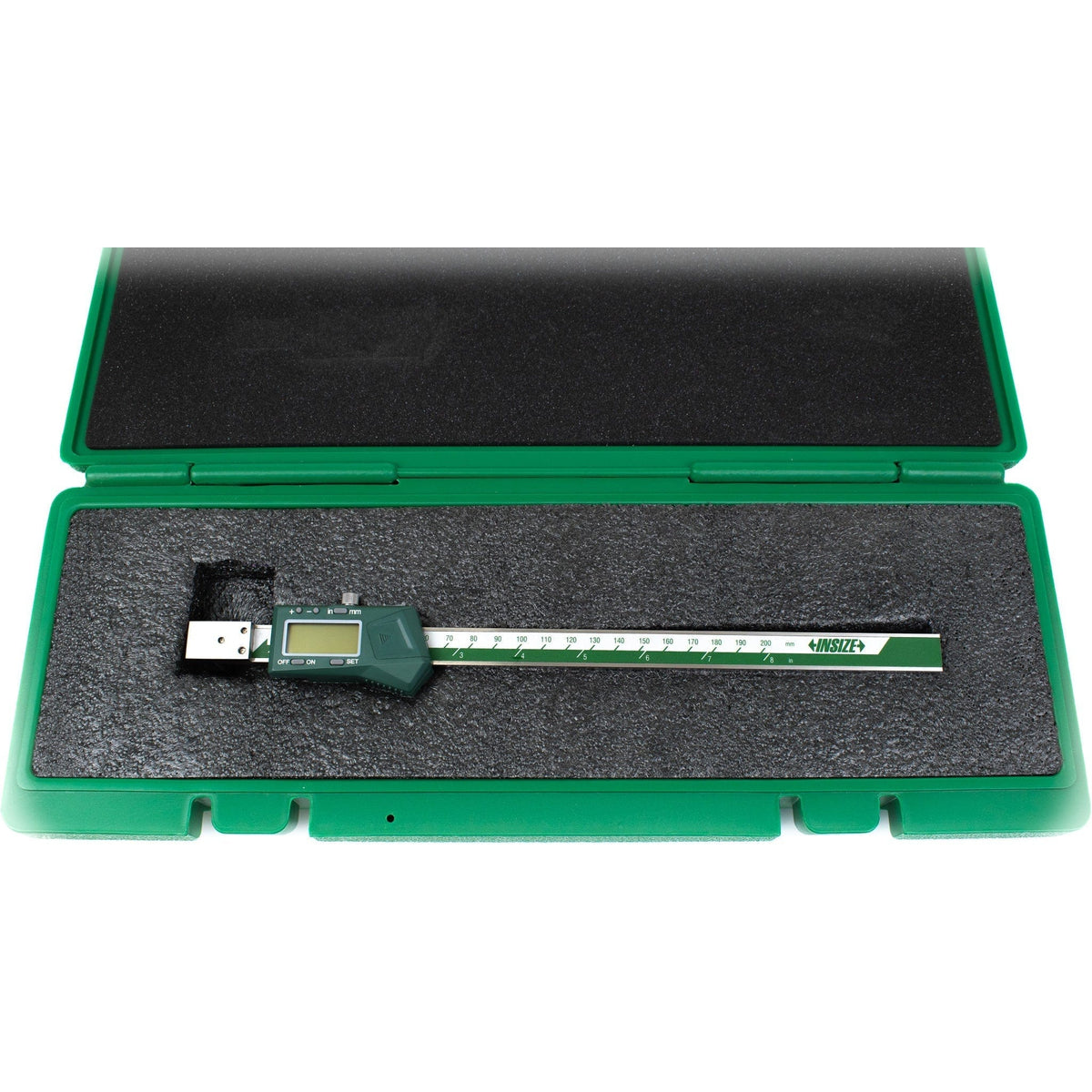 INSIZE MEASURING EQUIPMENT Insize Digital Back-Jaw Edge to Center Caliper Range Series 1524-200