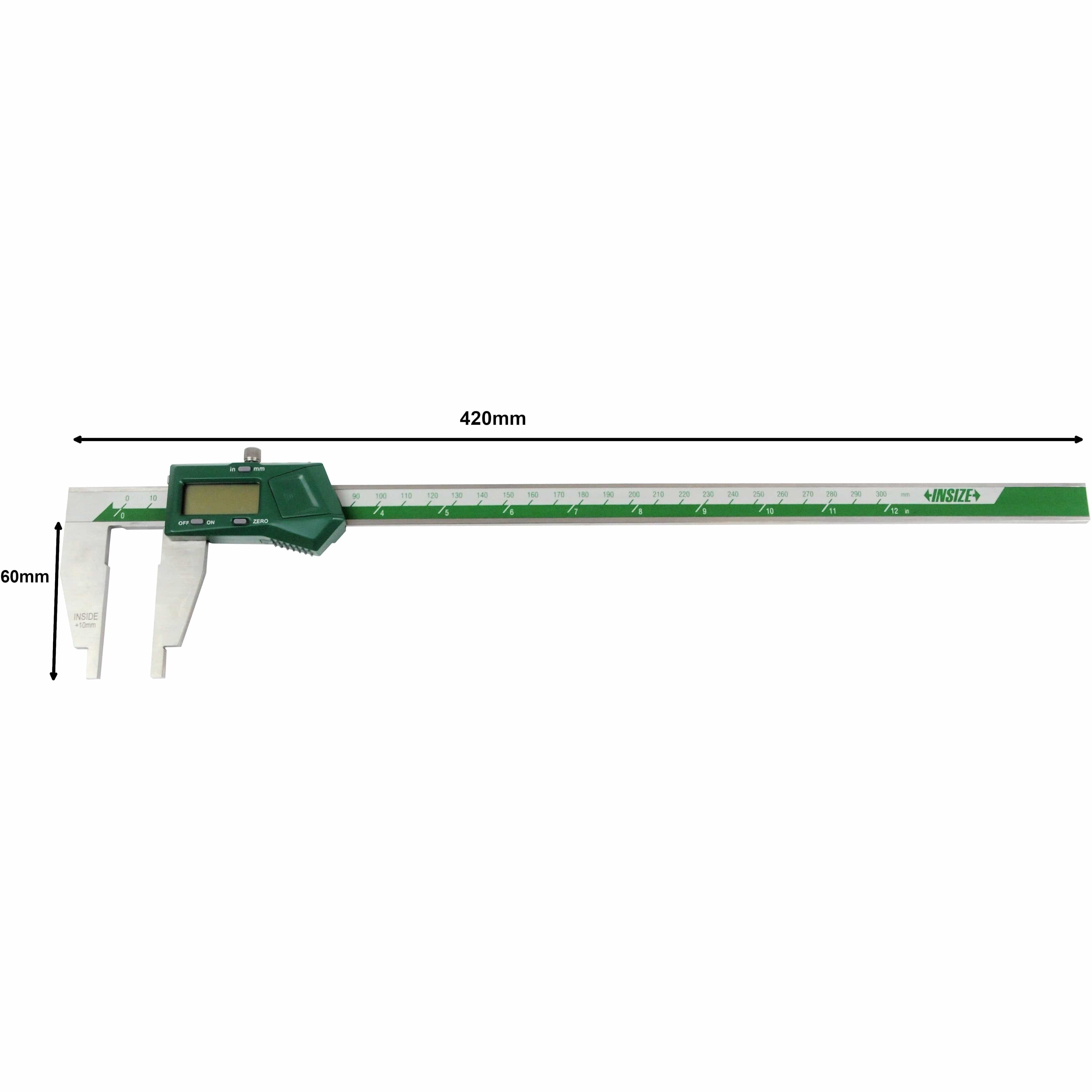 INSIZE Measuring Equipment Insize Digital Caliper 0-300mm/0-12" Range Series 1170-306